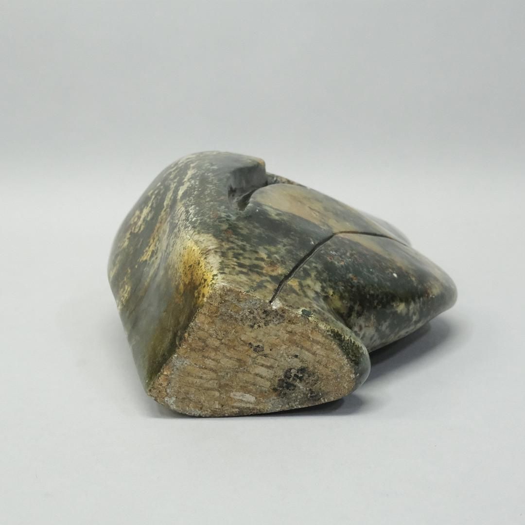 Decorative African Stone Sculpture, Abstract Modernist Signed Zimbabwe Status photo vinterior