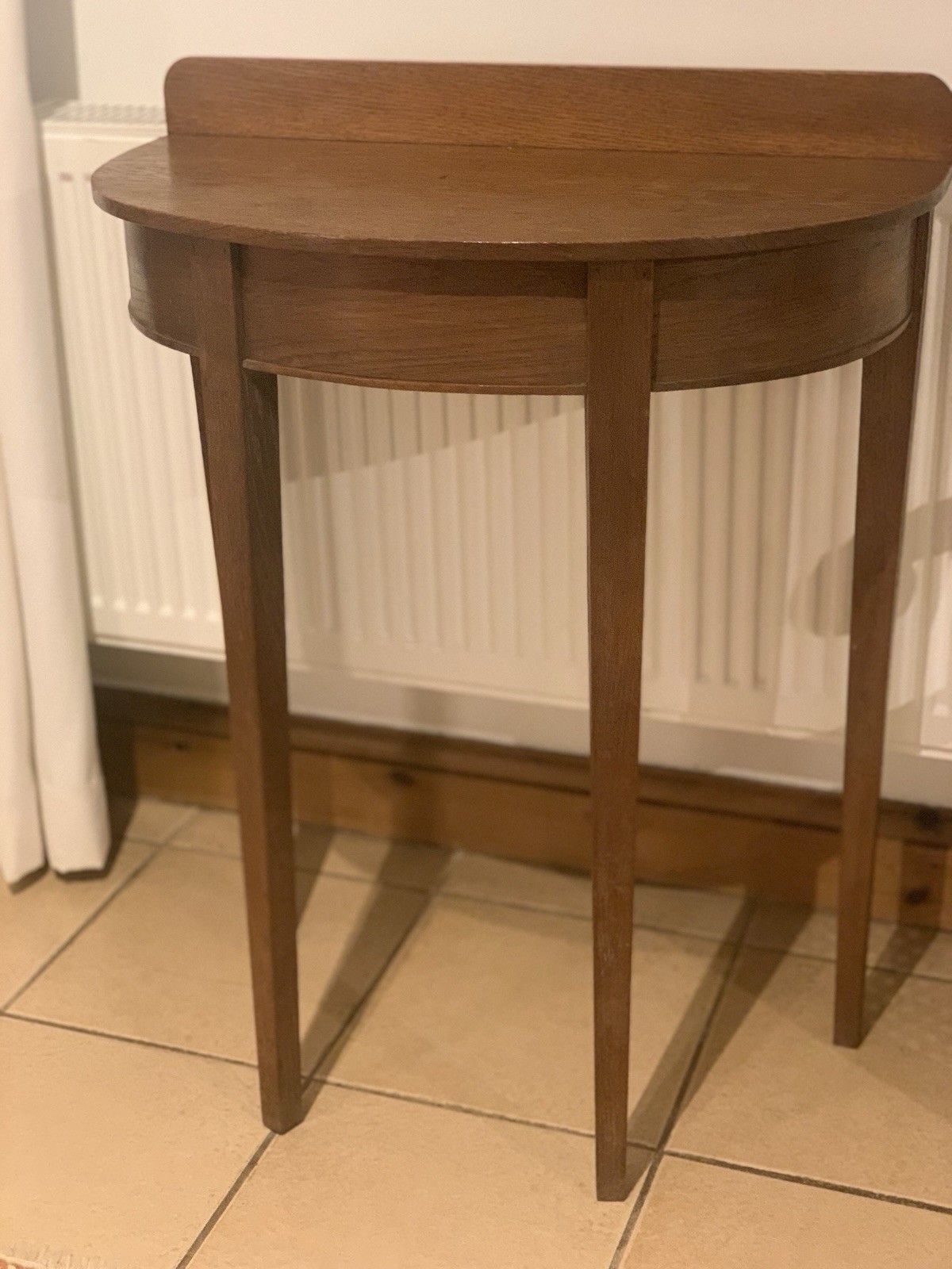 A  Petite 19th Century Demi Lune Side Or Hall Table. photo furniture