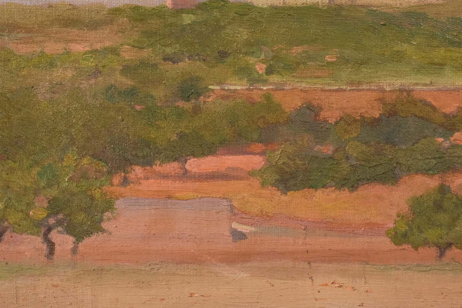 Jose Benlliure Y Ortiz – Impressionistisch Mediterraan Landschap photo Kunst
