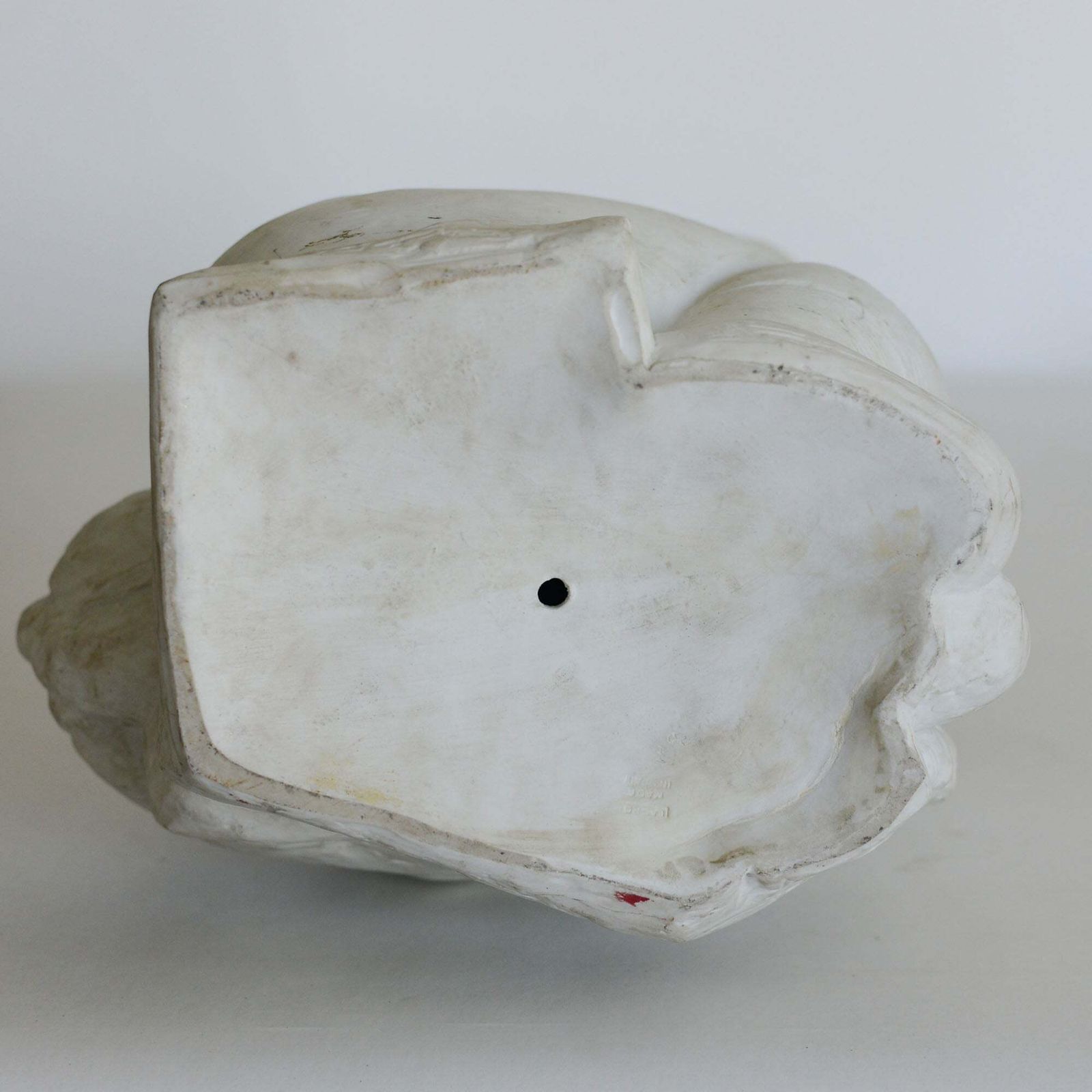 Meisje Met Lam – Parian Sculptuur – Gesigneerd photo vintage