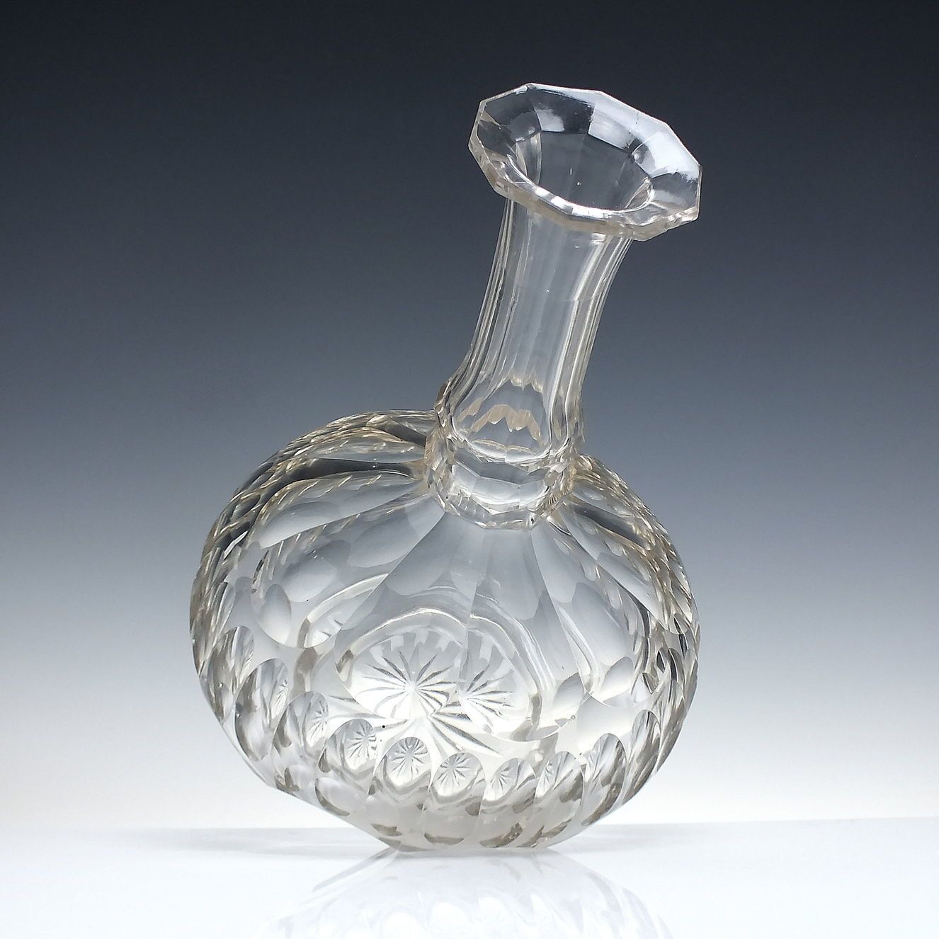 19th Century Magnum Shaft And Globe Glass Decanter C1880 photo Home Decor