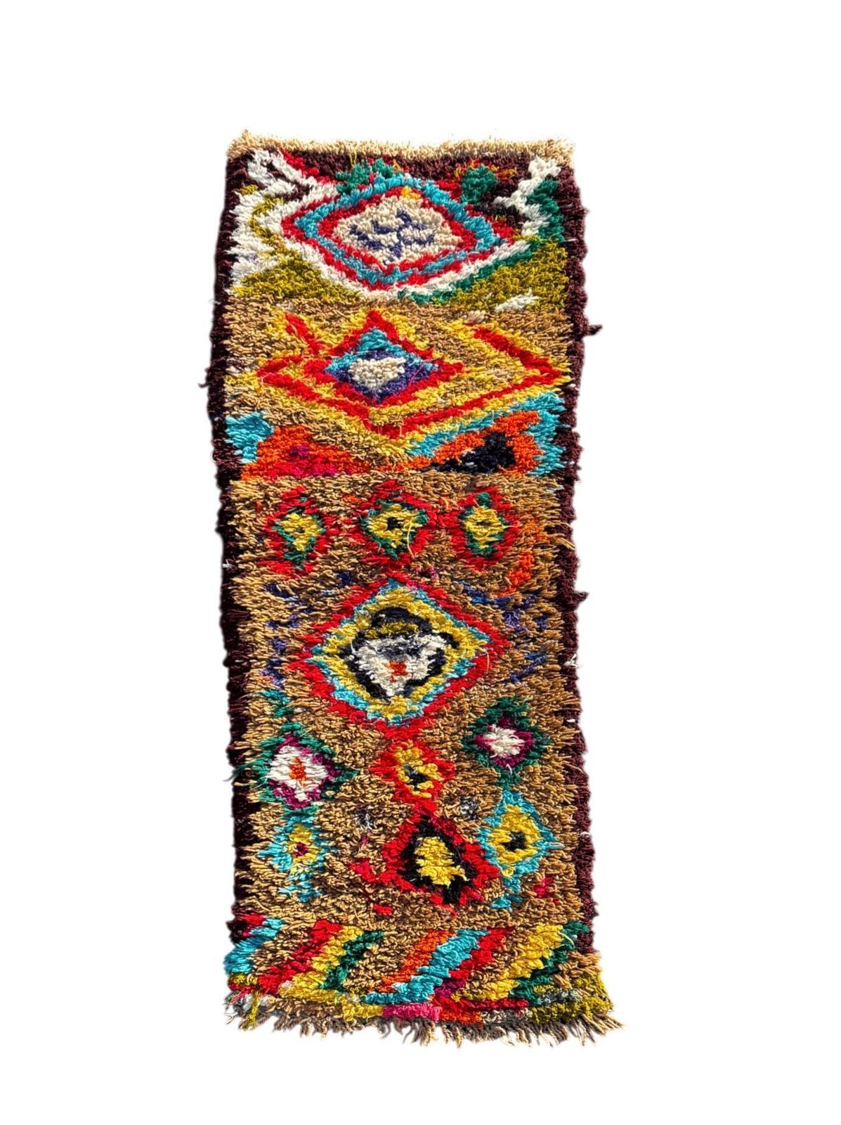 Vintage Azilal Hallway Rug 90x190 Cm – Moroccan Berber Rug From The 1980s – Handmade Wool – Unique Piece photo furniture