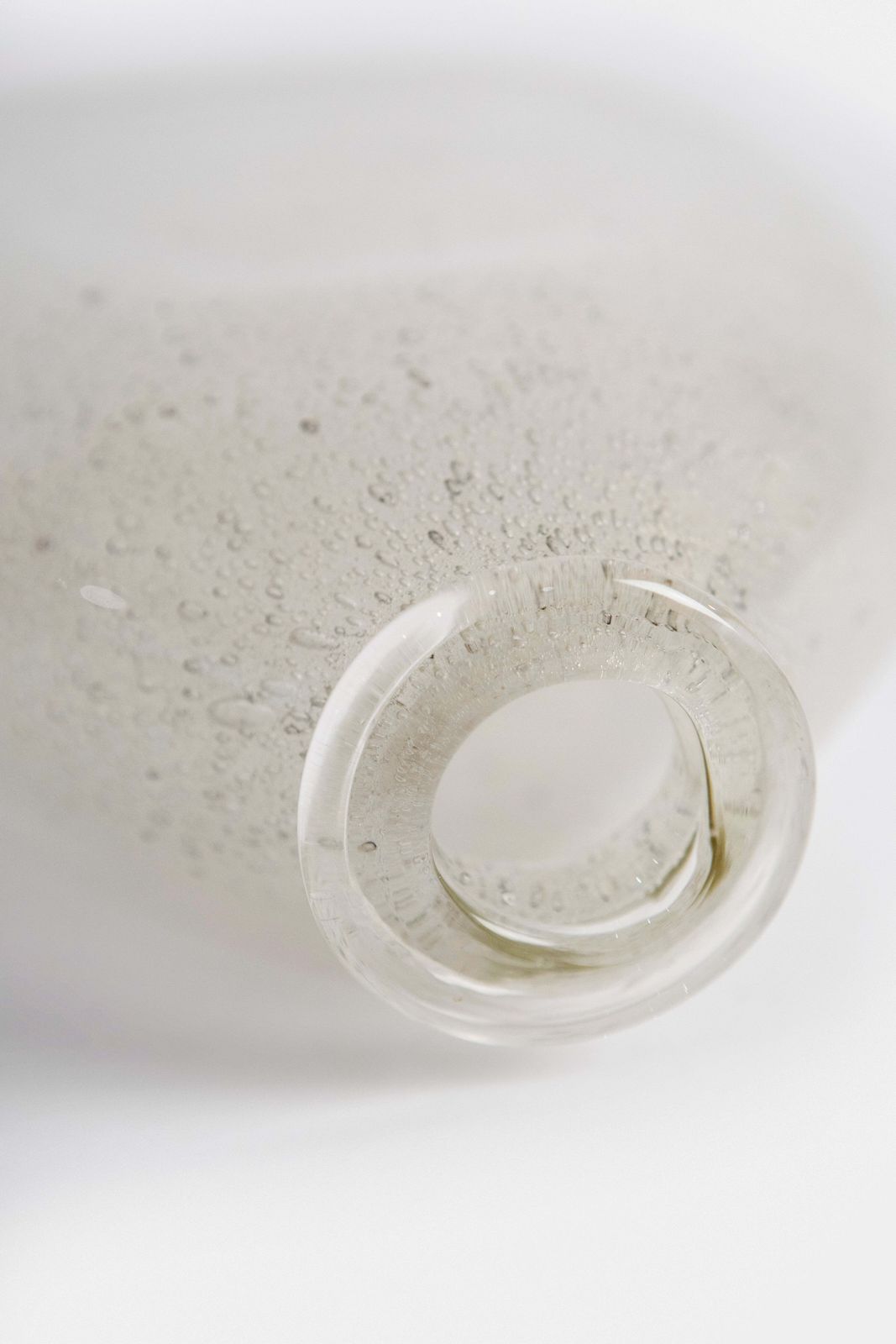Home Decor Glass Rihimähen Vase, 70s, 1970s photo