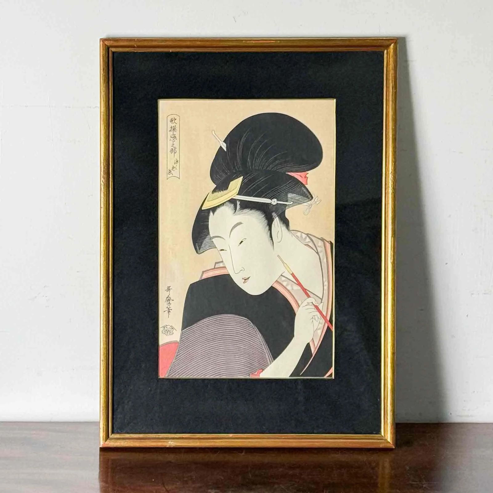 Japanese Woodblock Print By Kitagawa Utamaro (1753   1806)