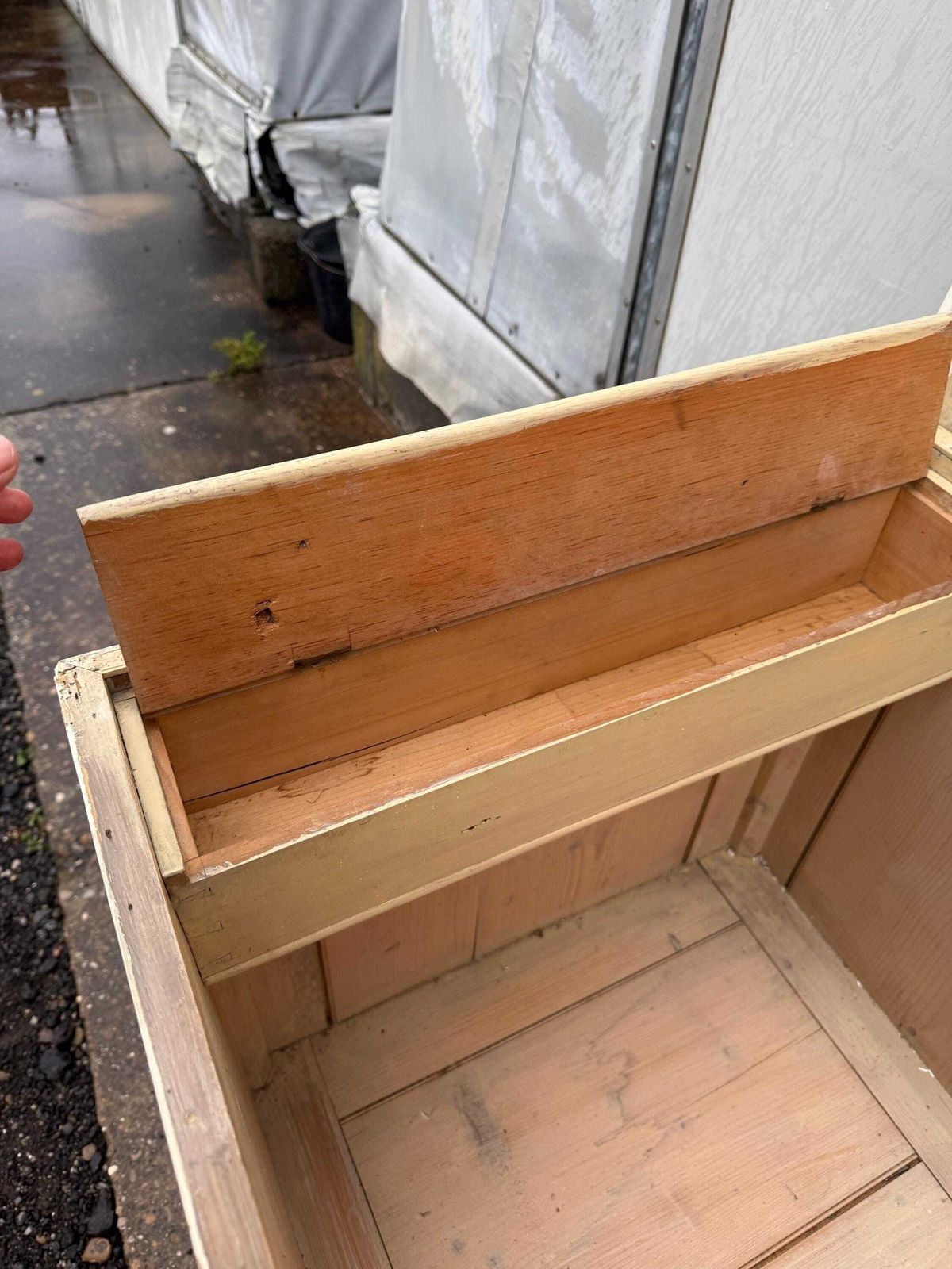 Drawers/Box   Large Victorian Mule Chest, Storage With Drawers photo vinterior