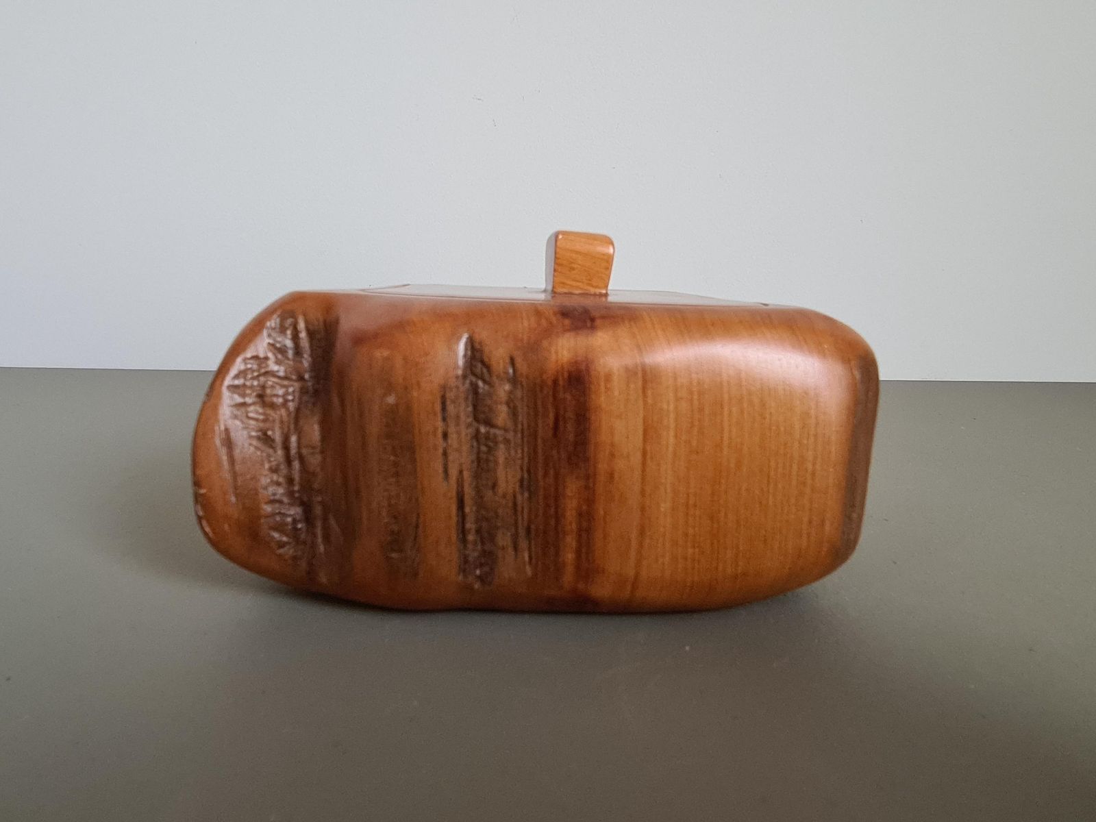 Vintage French Wooden Box | Alexandre Noll Style photo furniture