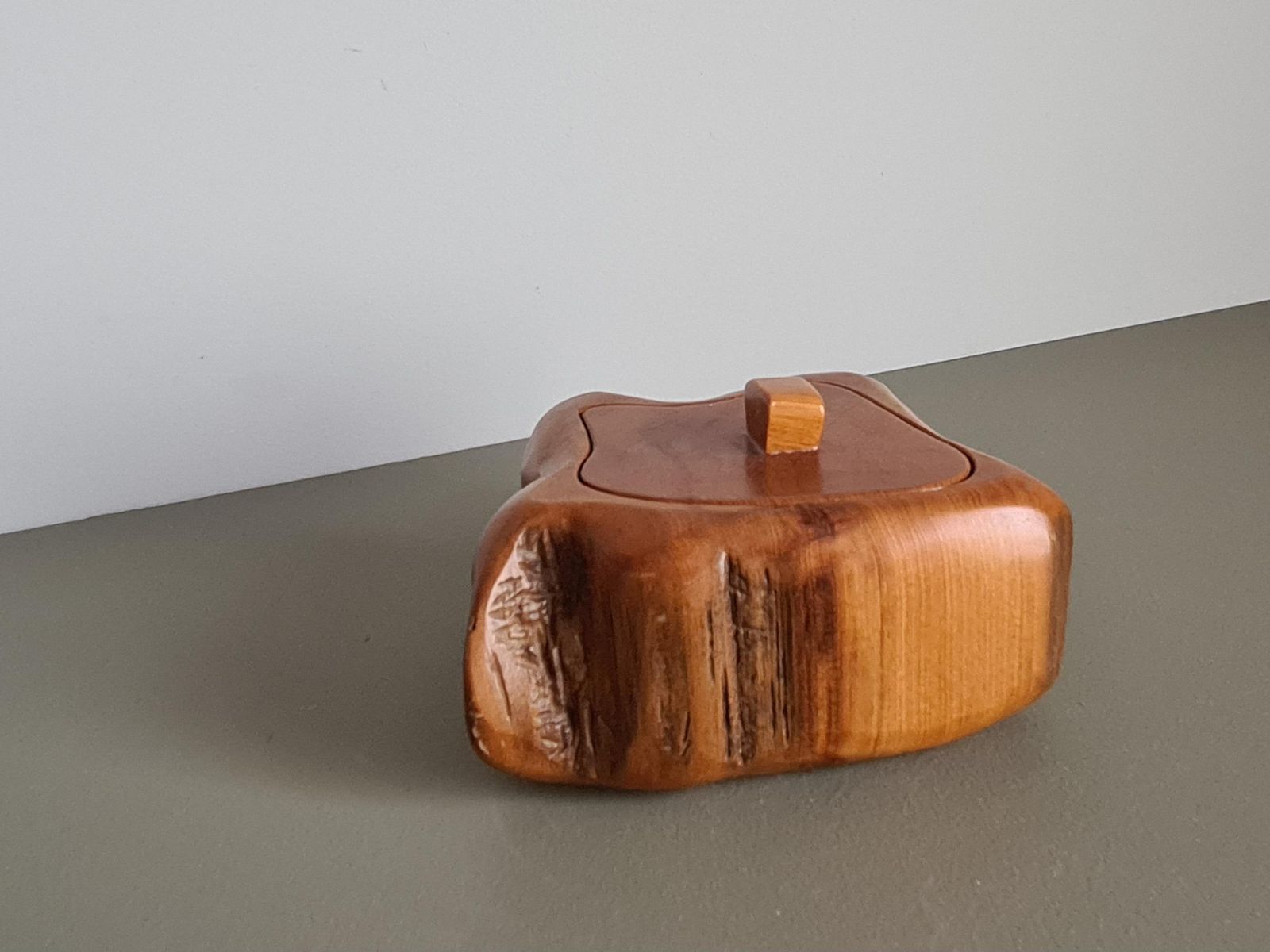 photo furniture Vintage French Wooden Box | Alexandre Noll Style
