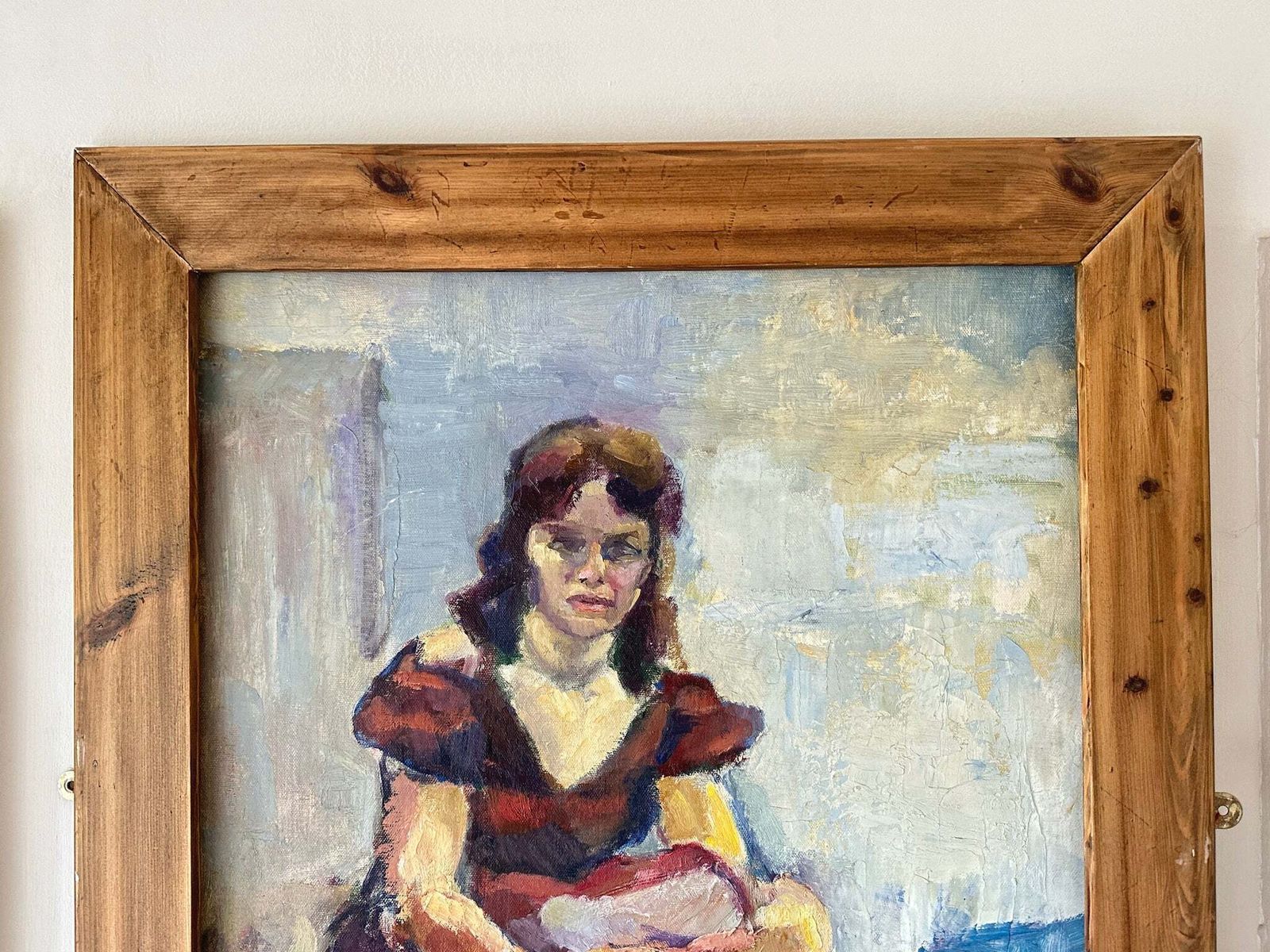 Oil Portrait Of A Lady photo furniture