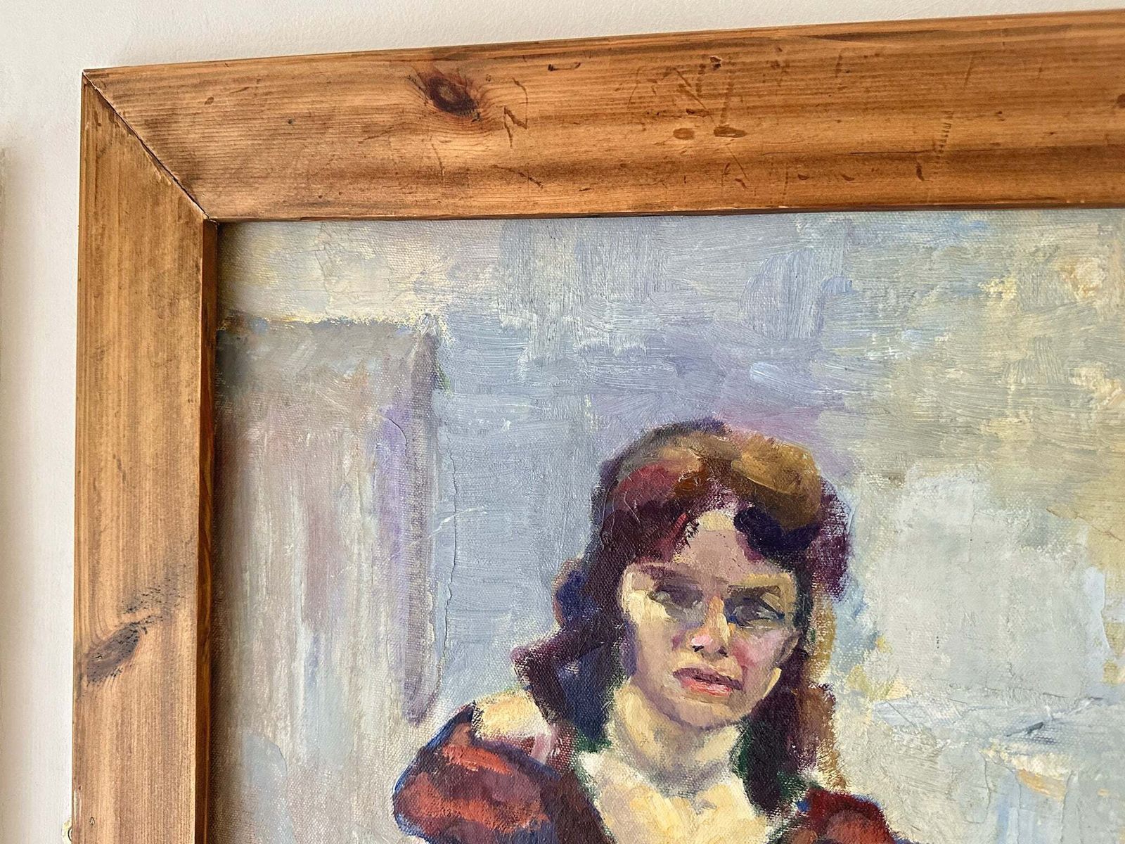 Oil Portrait Of A Lady photo Art