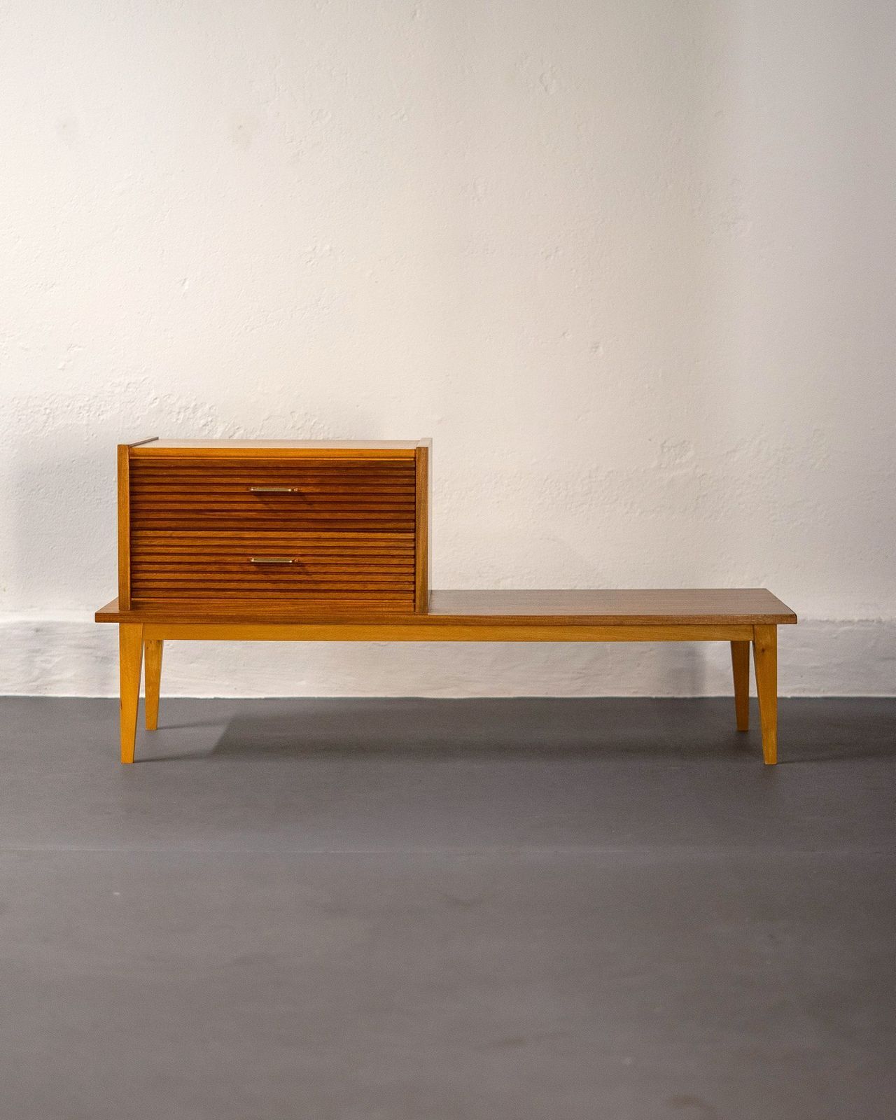 Mid Century Teak Reception Bench photo for sale