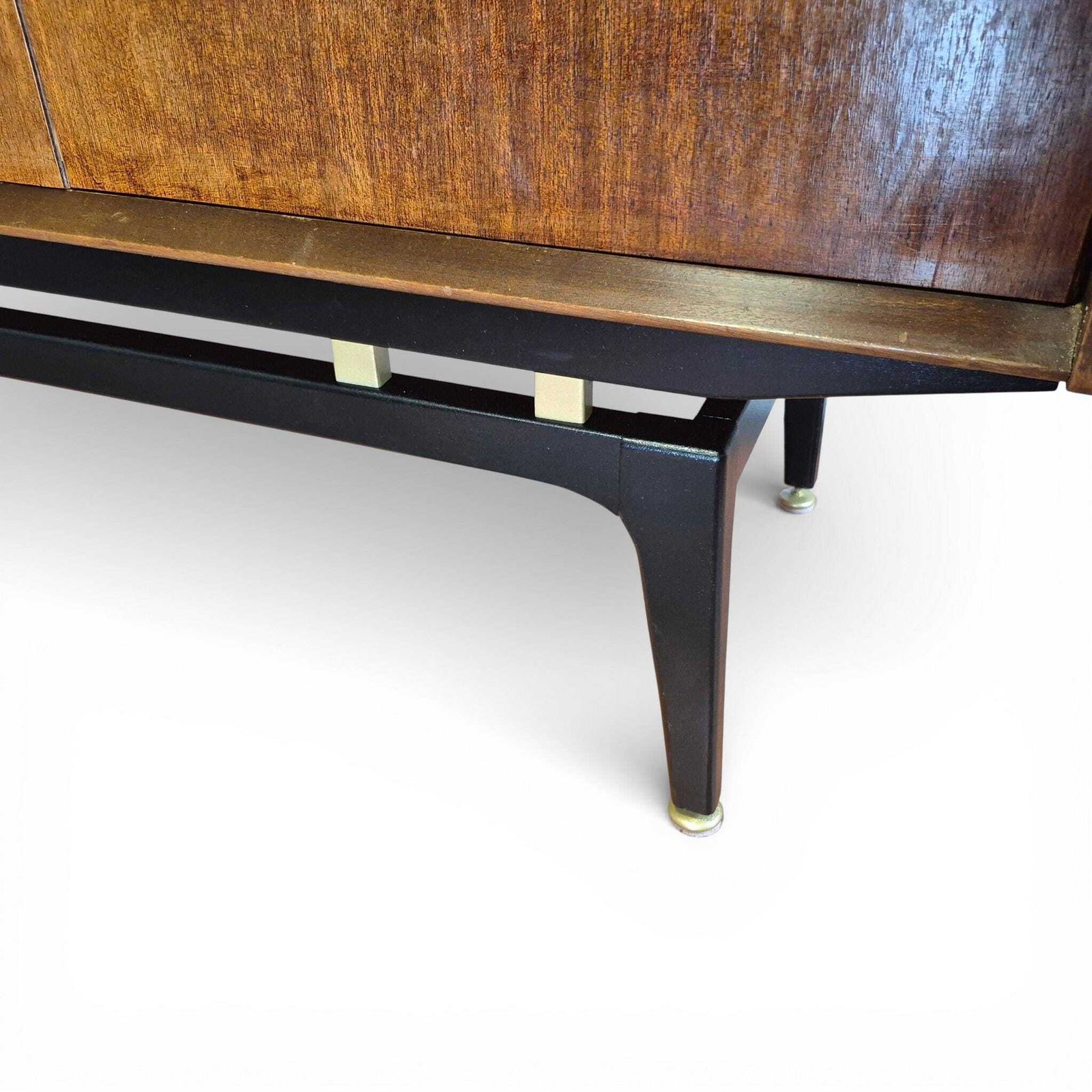 Mid Century Nathan Sideboard | Vintage Teak & Mahogany Cabinet | Retro Storage Furniture | Upcycle Project photo vinterior