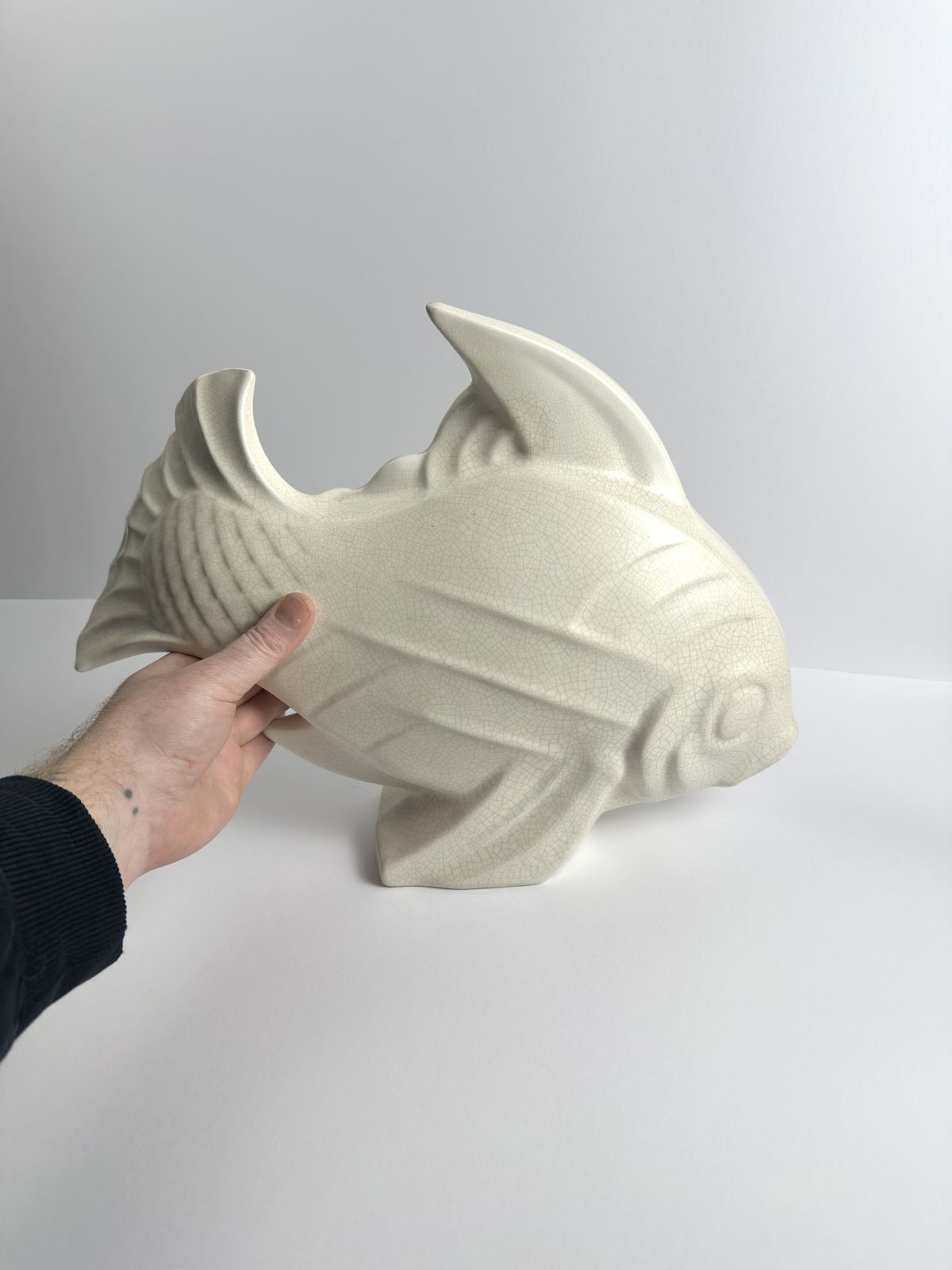 Art Deco Ceramic Koi Fish By Lejan, France, 1930s photo buy