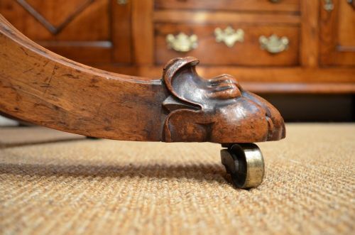 photo vintage 19th Century Regency Goncalo Alves Card Games Table In The Manner Of Gillows.