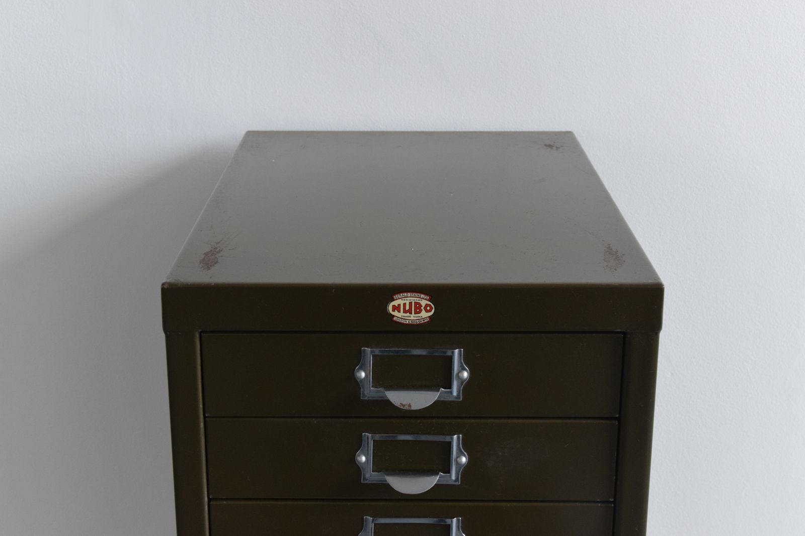 Industrial Green 15 Drawer Metal Filing Cabinet By Nubo photo 340.0