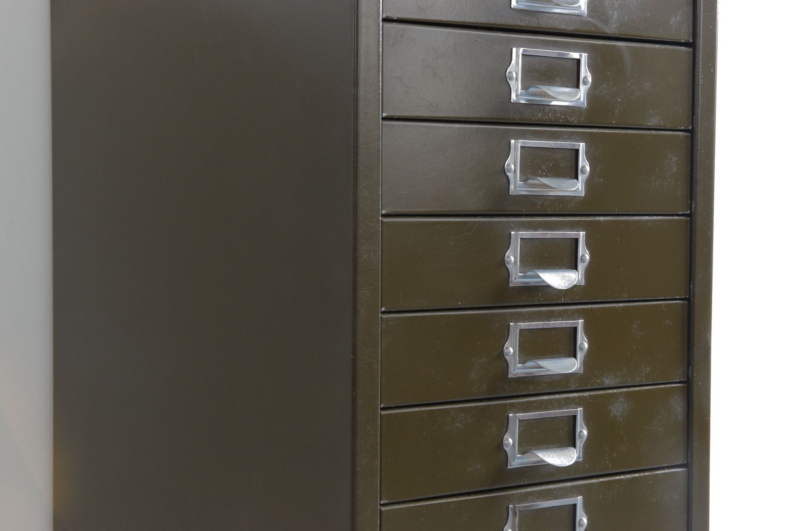 Industrial Green 15 Drawer Metal Filing Cabinet By Nubo photo buy