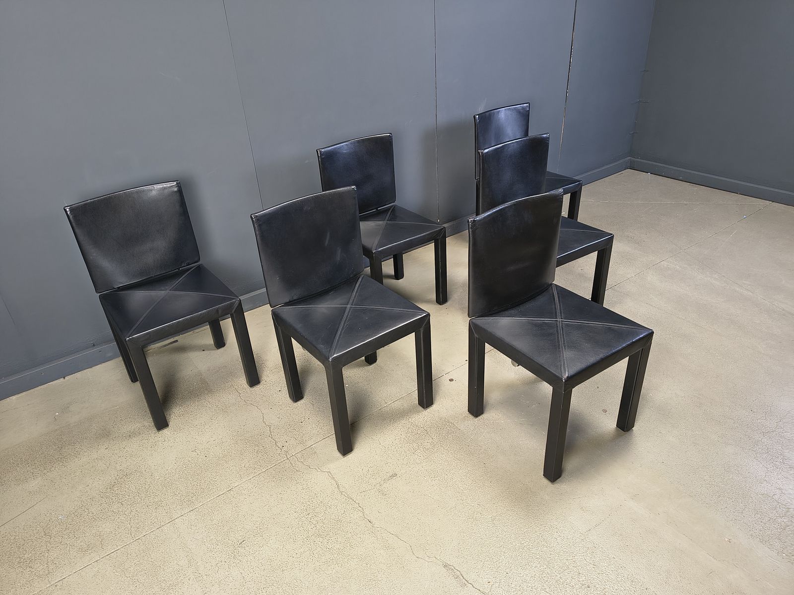 Furniture Arcadia Dining Chairs By Paolo Piva For B& B Italia Set Of 6 photo