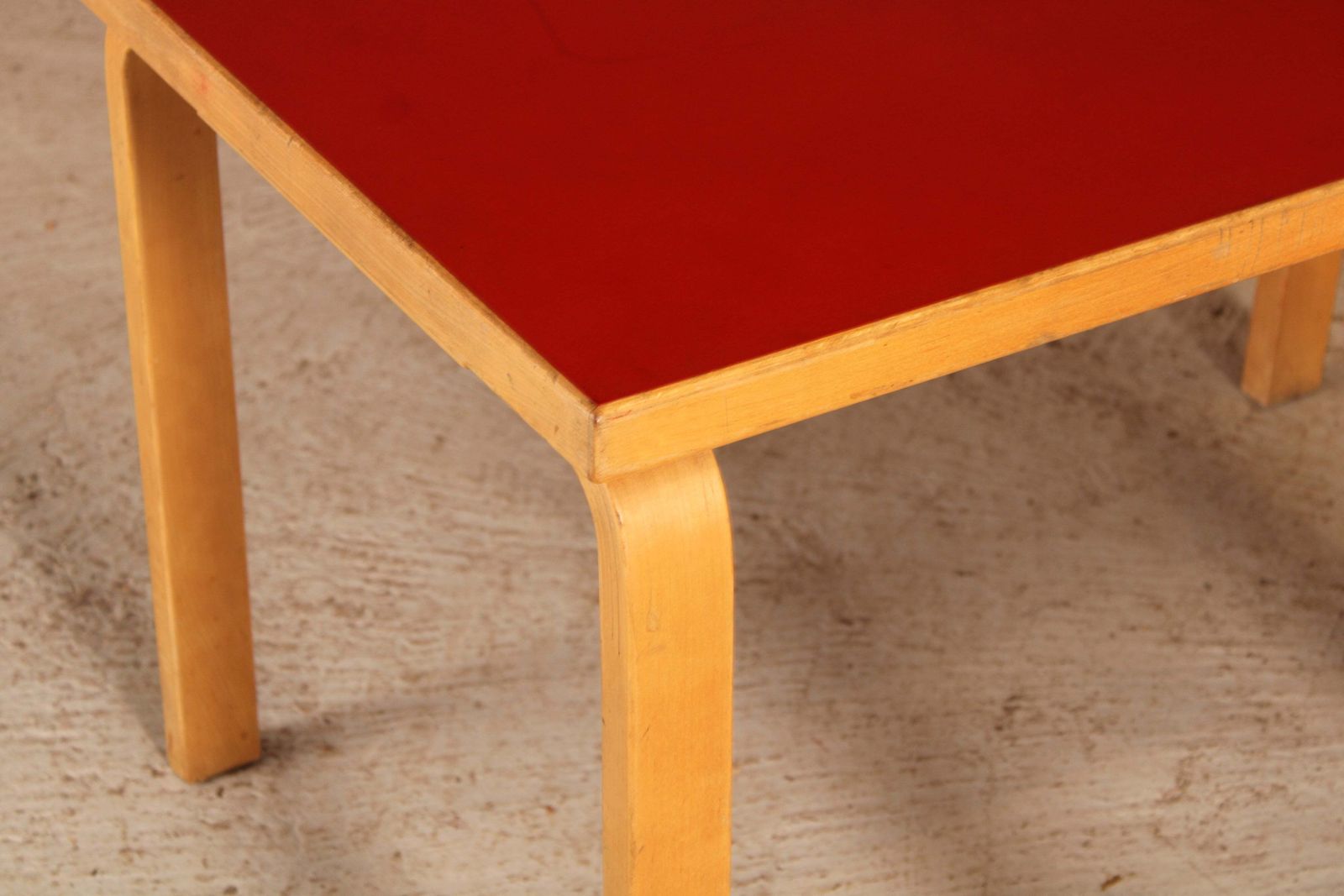 Mid Century Alvar Aalto Children's Table And Chair Model 68 By Artek, Finland, Circa 1960s. photo Furniture