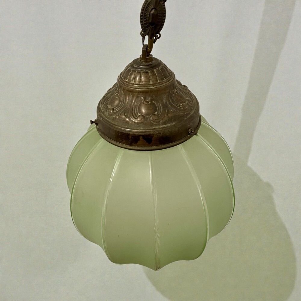 Art Deco Pendant Light photo vintage