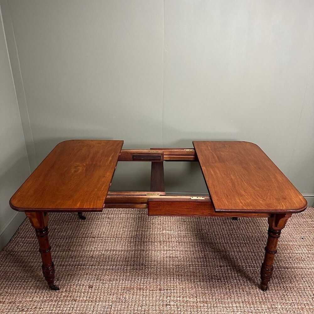 Quality Antique Mahogany Dining Table By Gillows Of Lancaster photo vinterior
