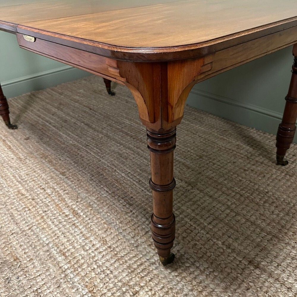photo for sale Quality Antique Mahogany Dining Table By Gillows Of Lancaster
