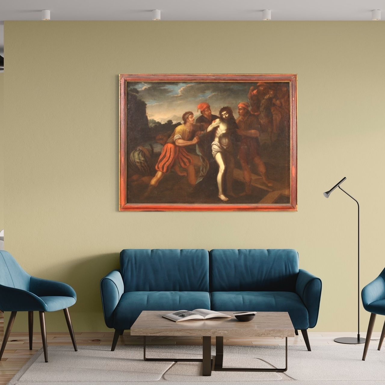 Italian Painting Passion Of Christ From The 17th Century photo 5200.0