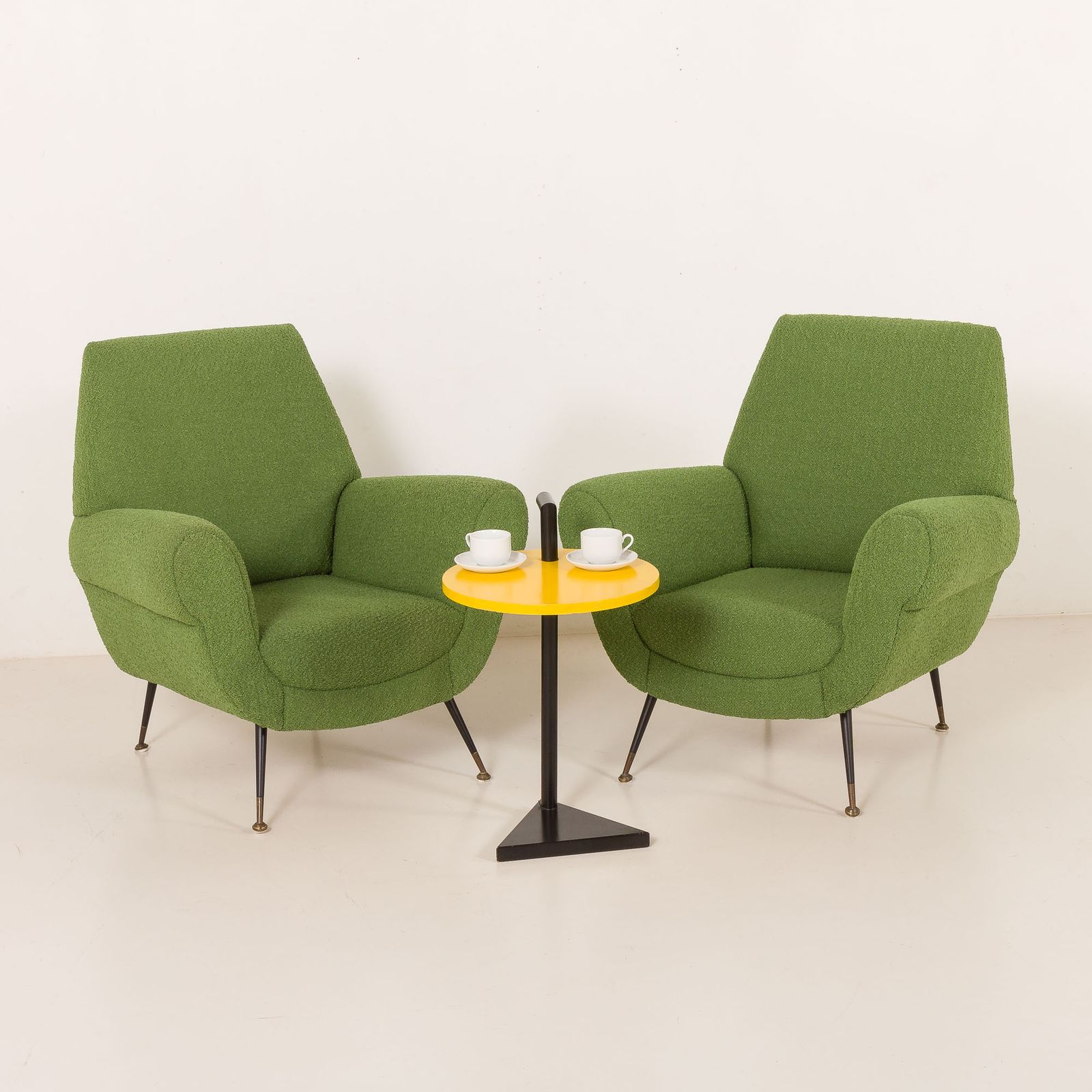 Gigi Radice Attr To. Lounge Chairs, Set Of Two, 1960s