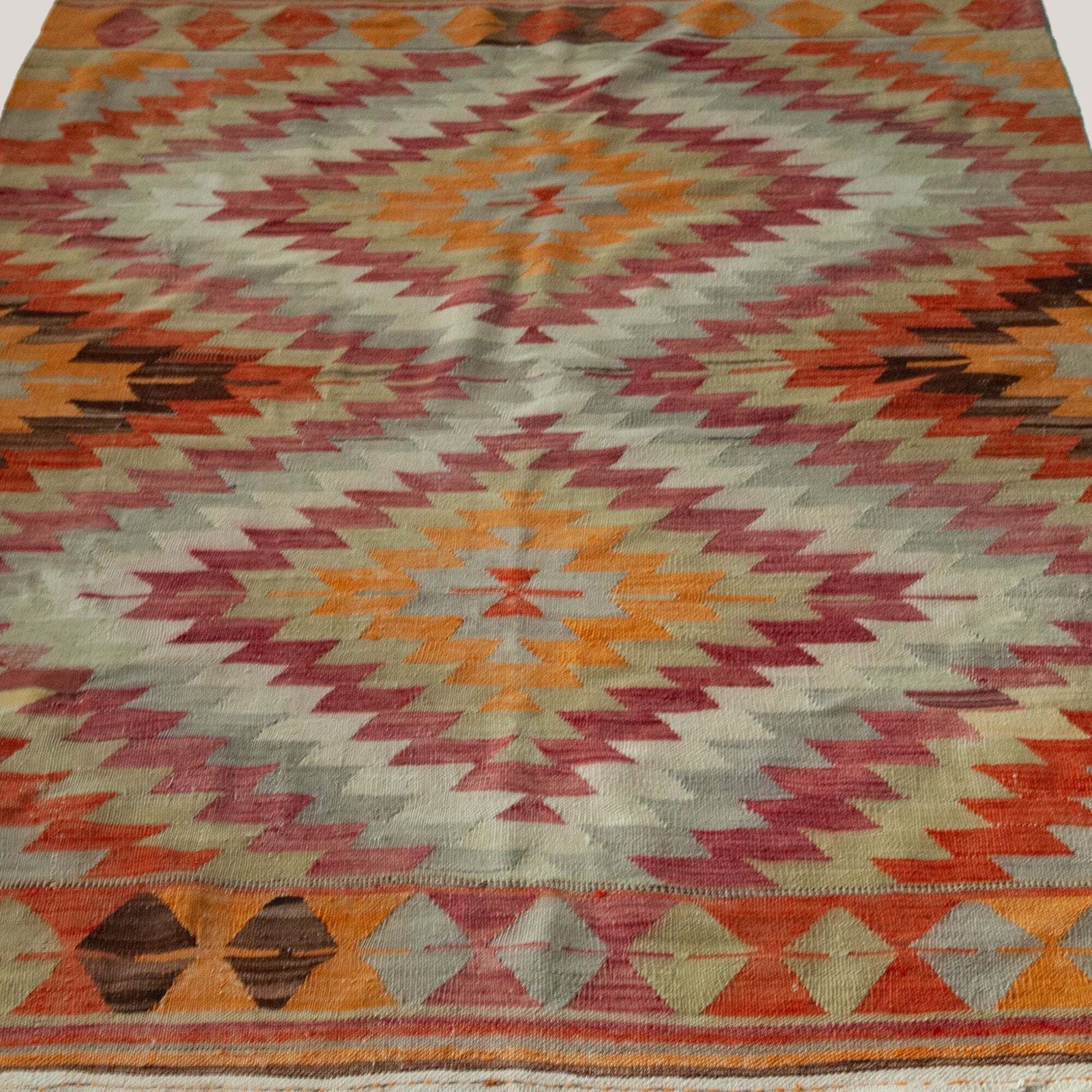 Geometrisch Anatolisch Kilimtextiel photo Textiel