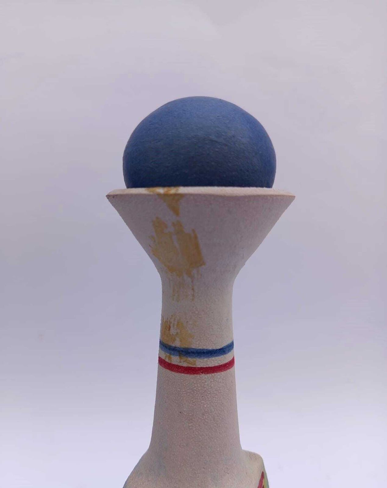 photo furniture Rare Ceramic Bottle Vase Gli Etruschi Designed By Ivo De Santis, Mid Century Modern
