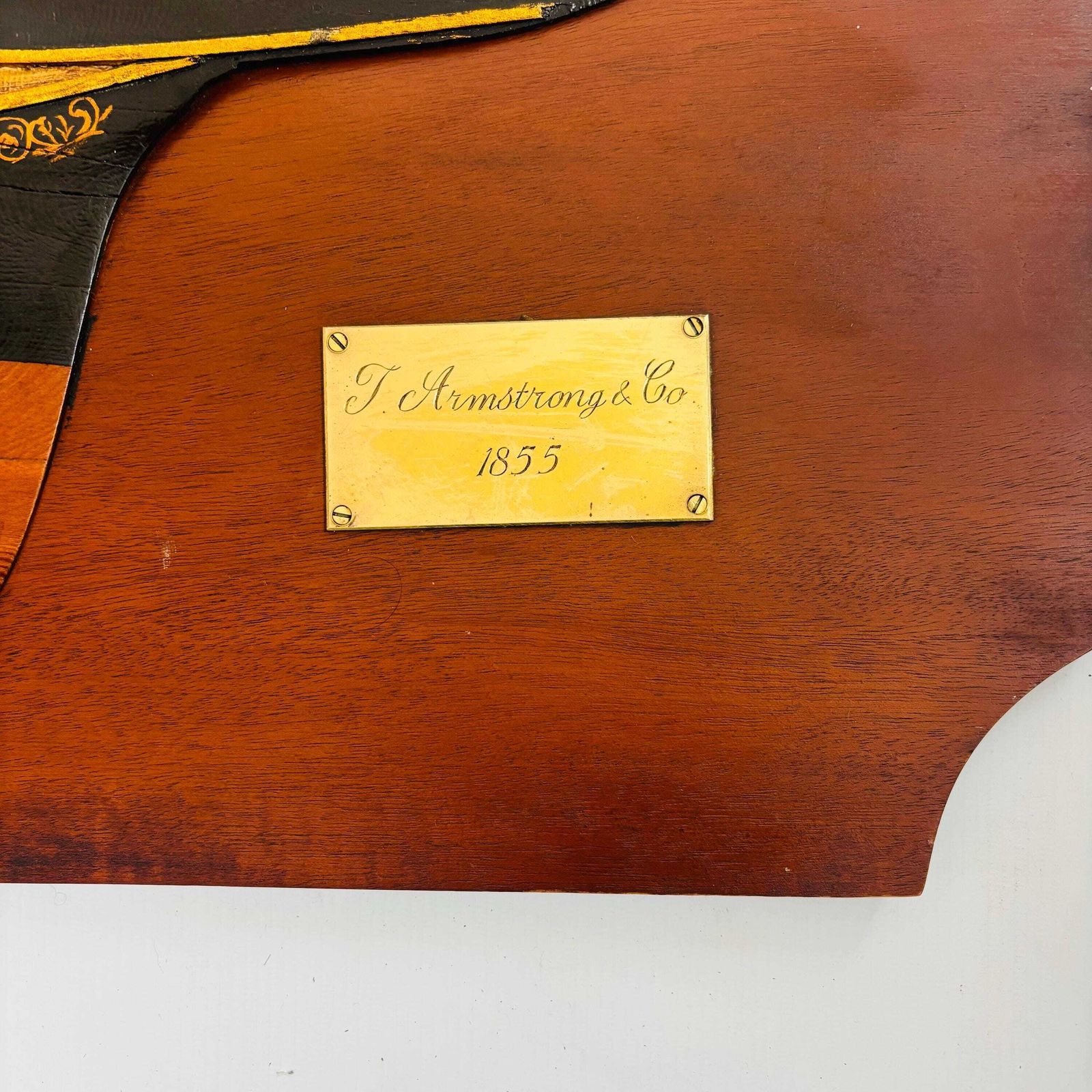 photo buy Rare Museum Piece Victorian Ship Half Hull Model: T. Armstrong & Co, 1855 "Hannah"   1.56 M Long