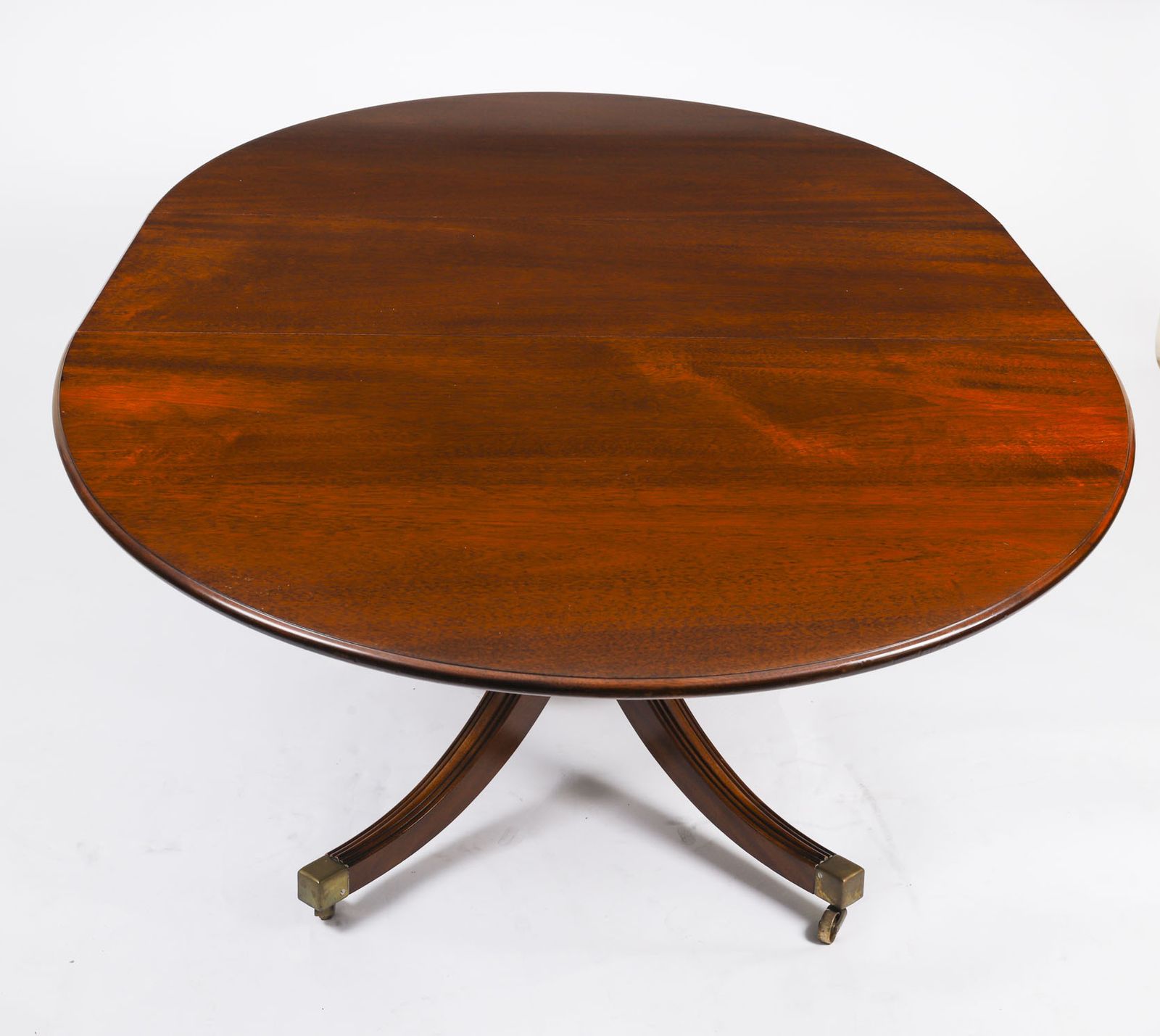 William Tillman Oval Regency Revival Dining Table Set 20th C photo 3250.0