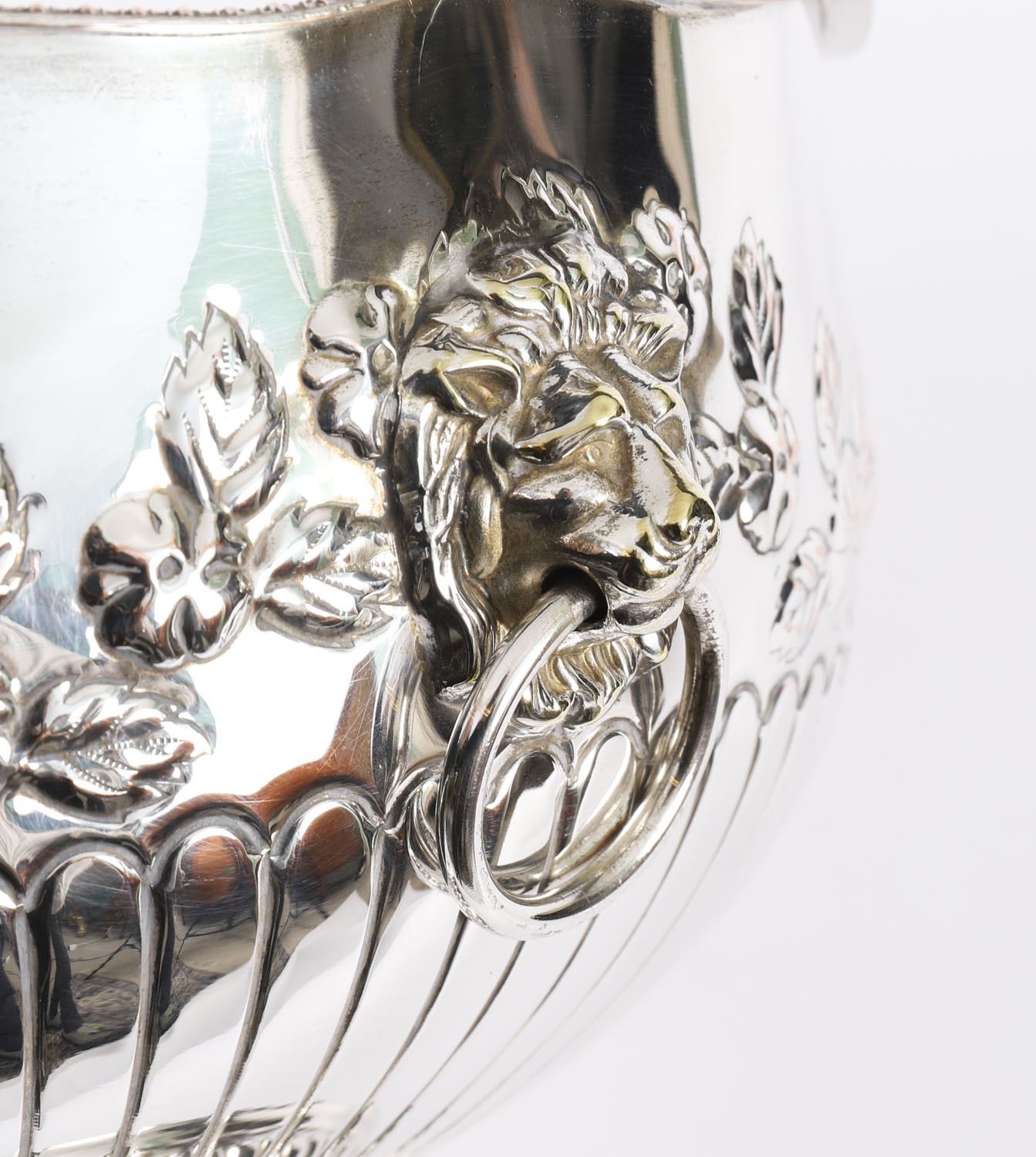 Antique Scottish Napier Clan Silver Plated On Copper Wine Cooler 19th C photo buy