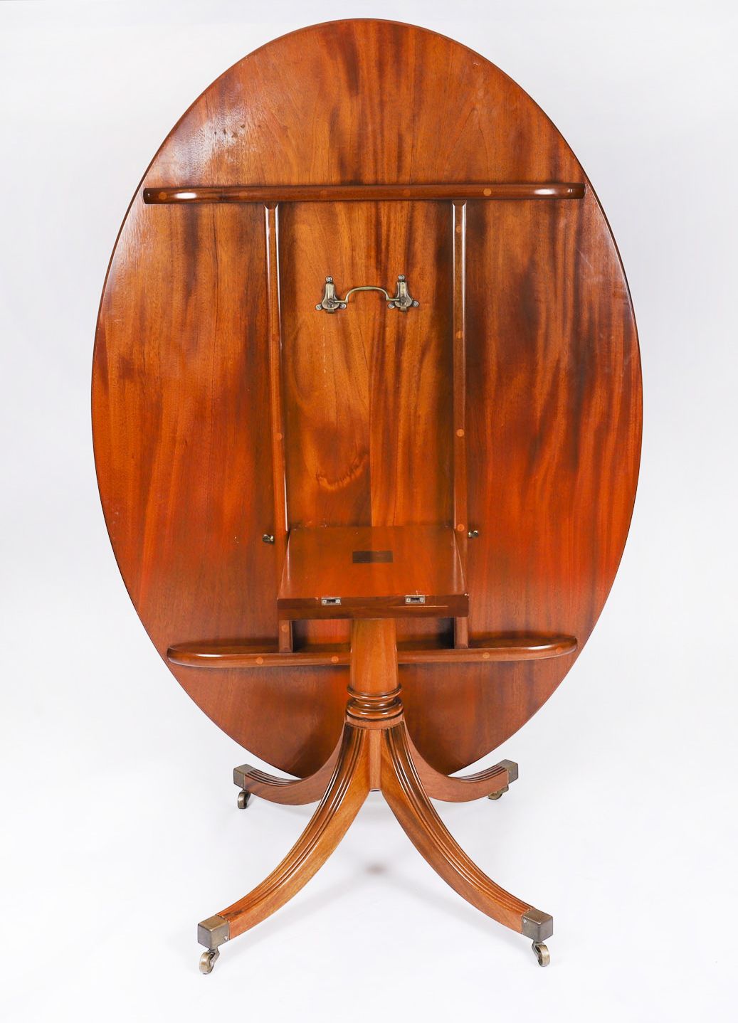 photo for sale Vintage Oval Dining Table Set By William Tillman 20th C