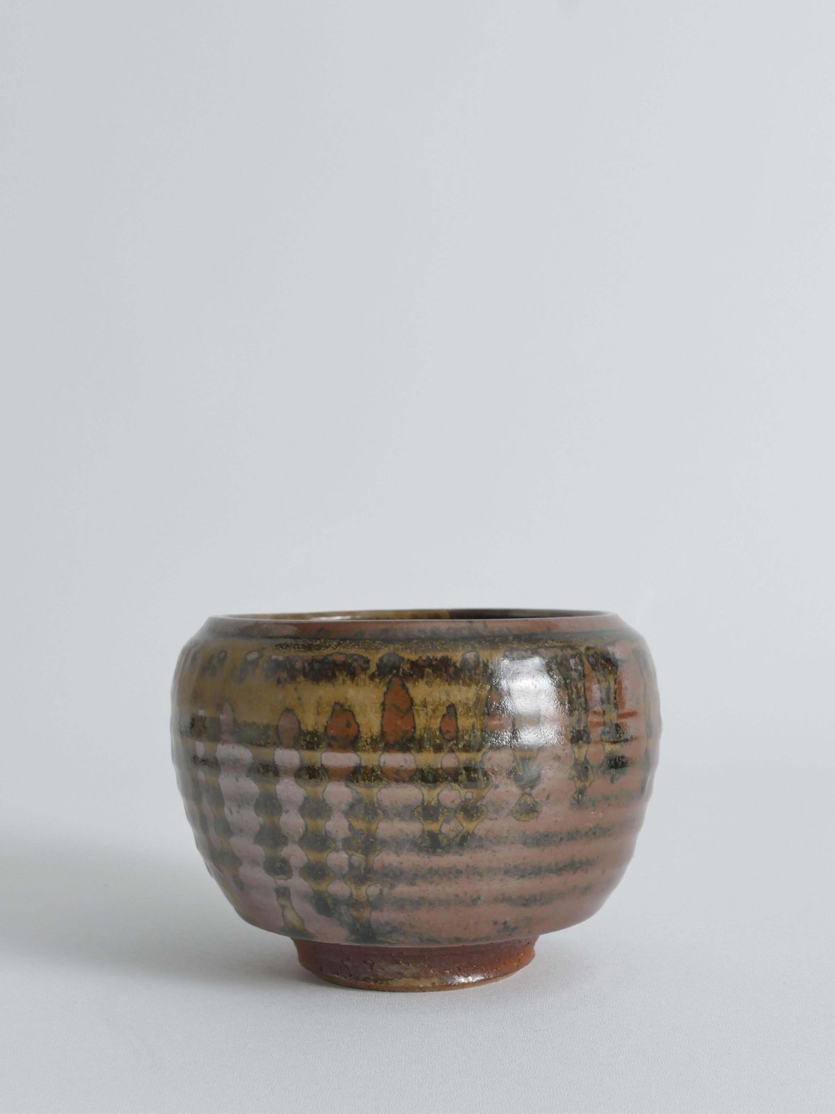 photo furniture Midcentury Modern Stoneware Bowl Dripping Motif In The Style Of Margaret Rey