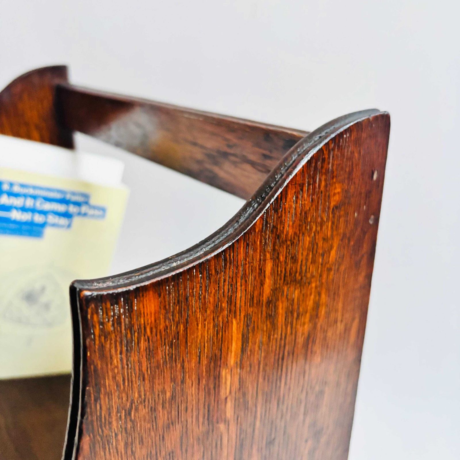 Collectors Antique Novel Rest Oak Book Reading Stand Portable Lectern, Edwardian, C.1910 photo buy