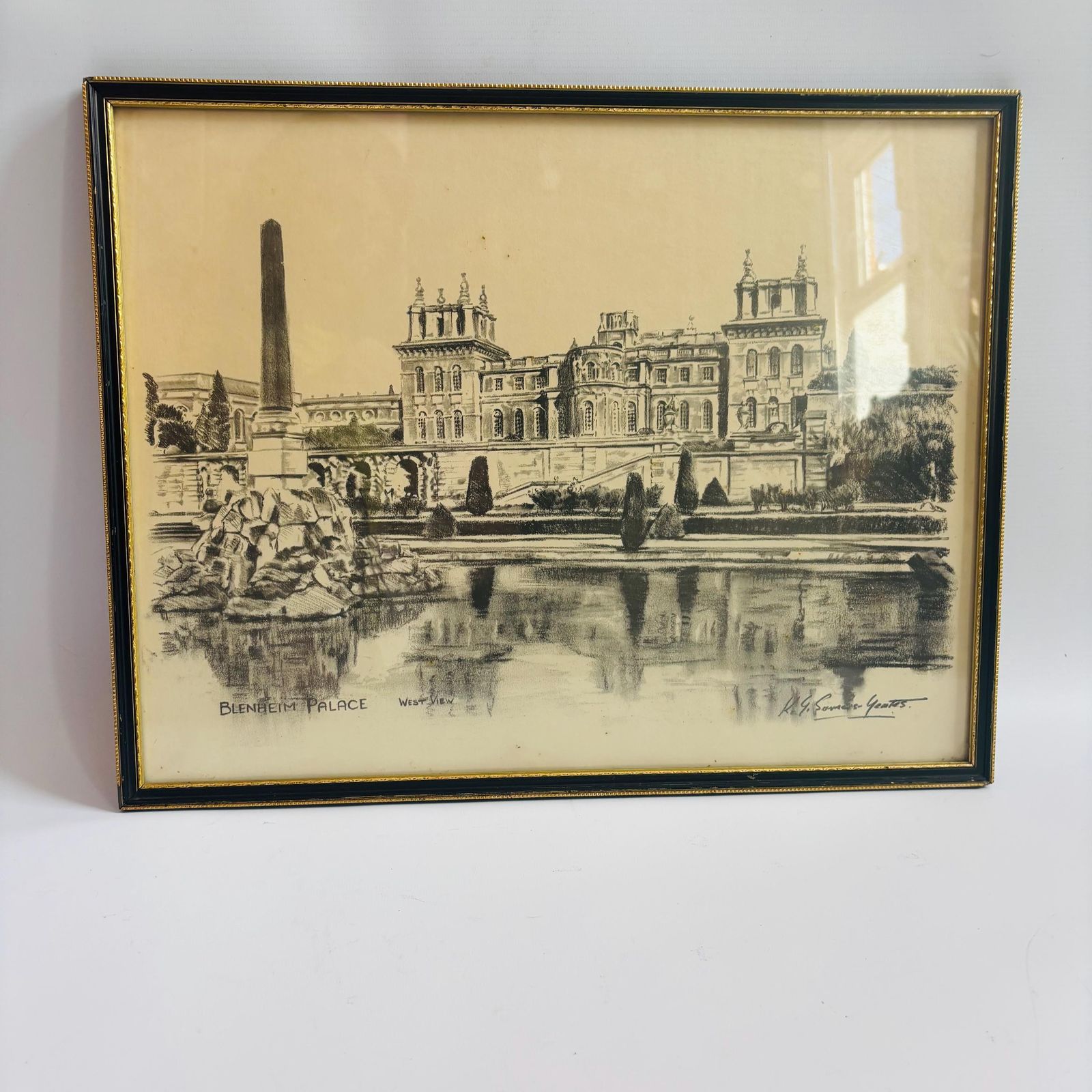 Art Deco Blenheim Palace Giclée Print By Kenneth Somers Yeates