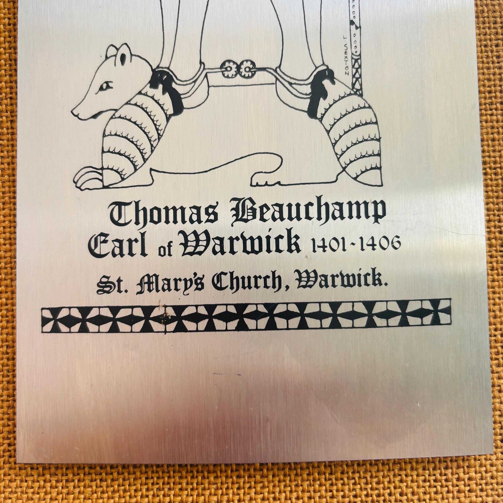 photo furniture 1970s Stainless Steel Earl Of Warwick Art   Cornish Contemporary Design