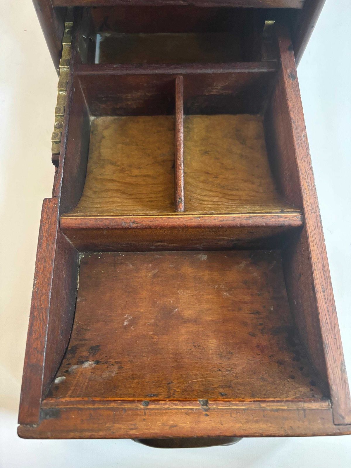 Antique Victorian Willen Cash Drawer: Oak & Brass Shop Display photo vintage