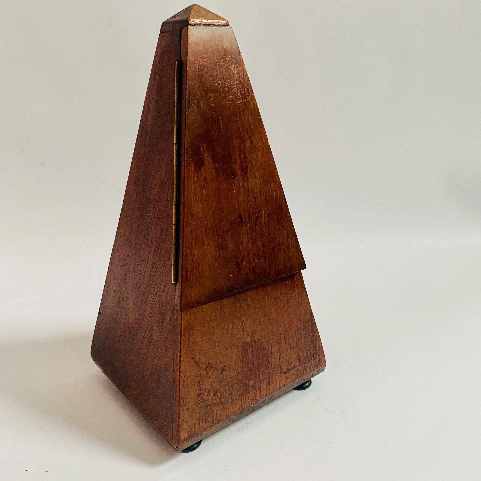 Antique Maelzel Metronome: French Mahogany With Bell (Damaged) Missing Brass Plaque And Base Cover photo furniture