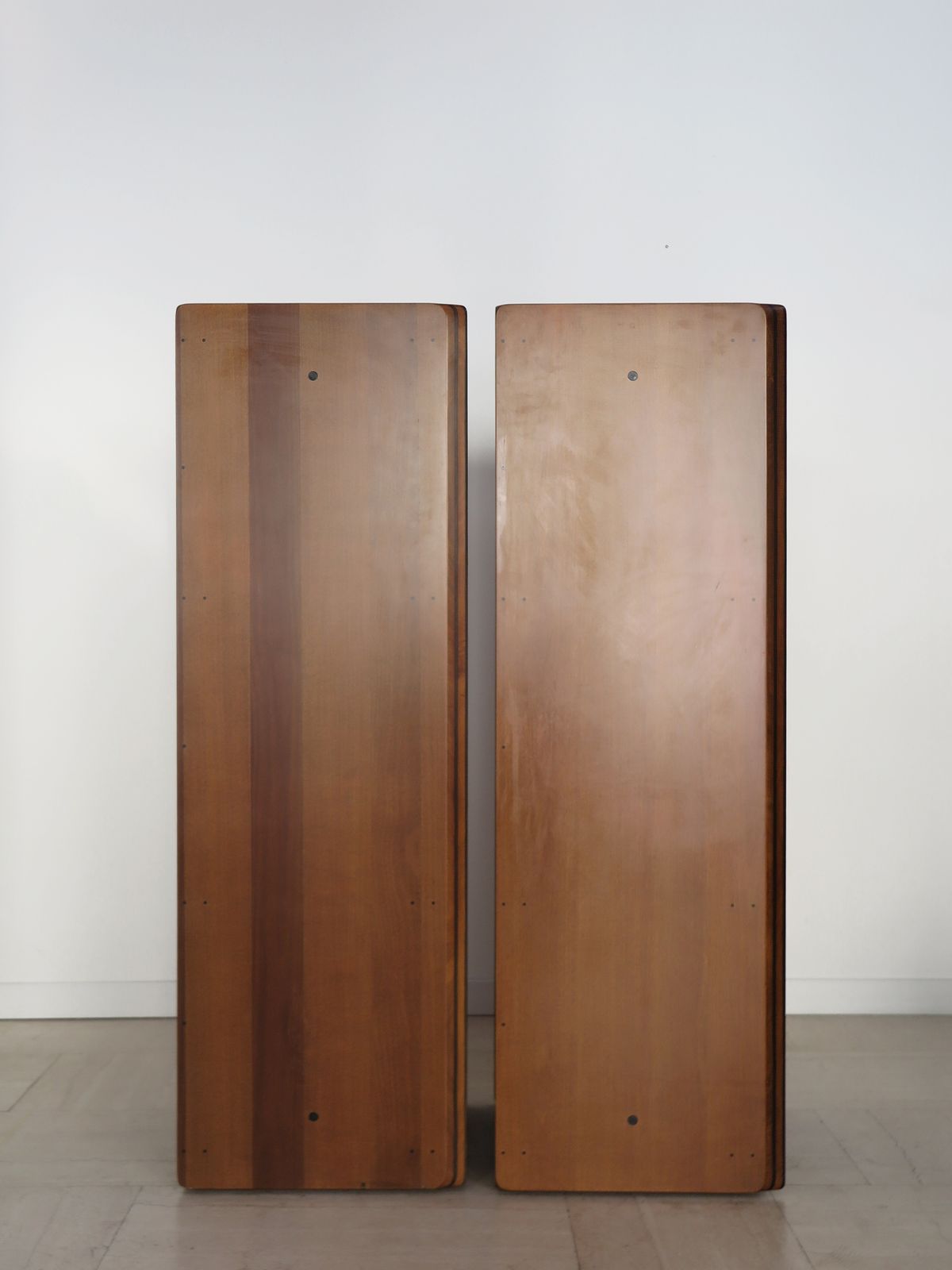 Afra & Tobia Scarpa For Maxalto Wood And Leather Storage "Artona "Serie, Italy 1970s photo Furniture