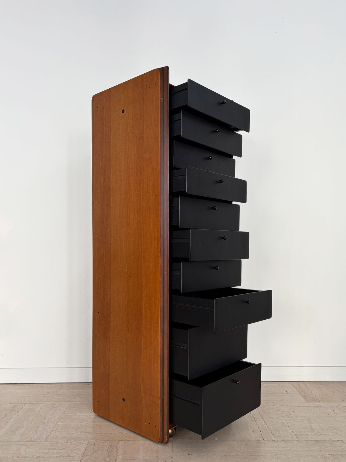 photo buy Afra & Tobia Scarpa For Maxalto Wood And Leather Storage "Artona "Serie, Italy 1970s