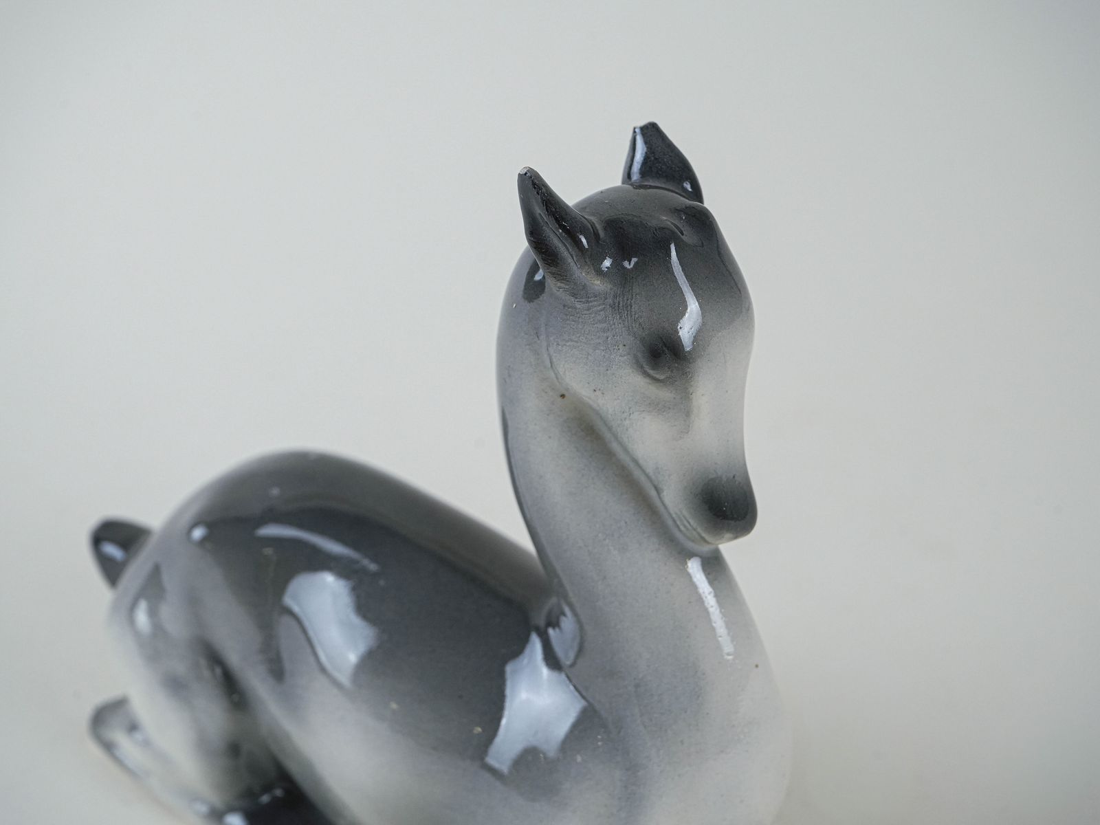 photo furniture Ceramic Deer Figurine Danish Design 1970s Production Denmark