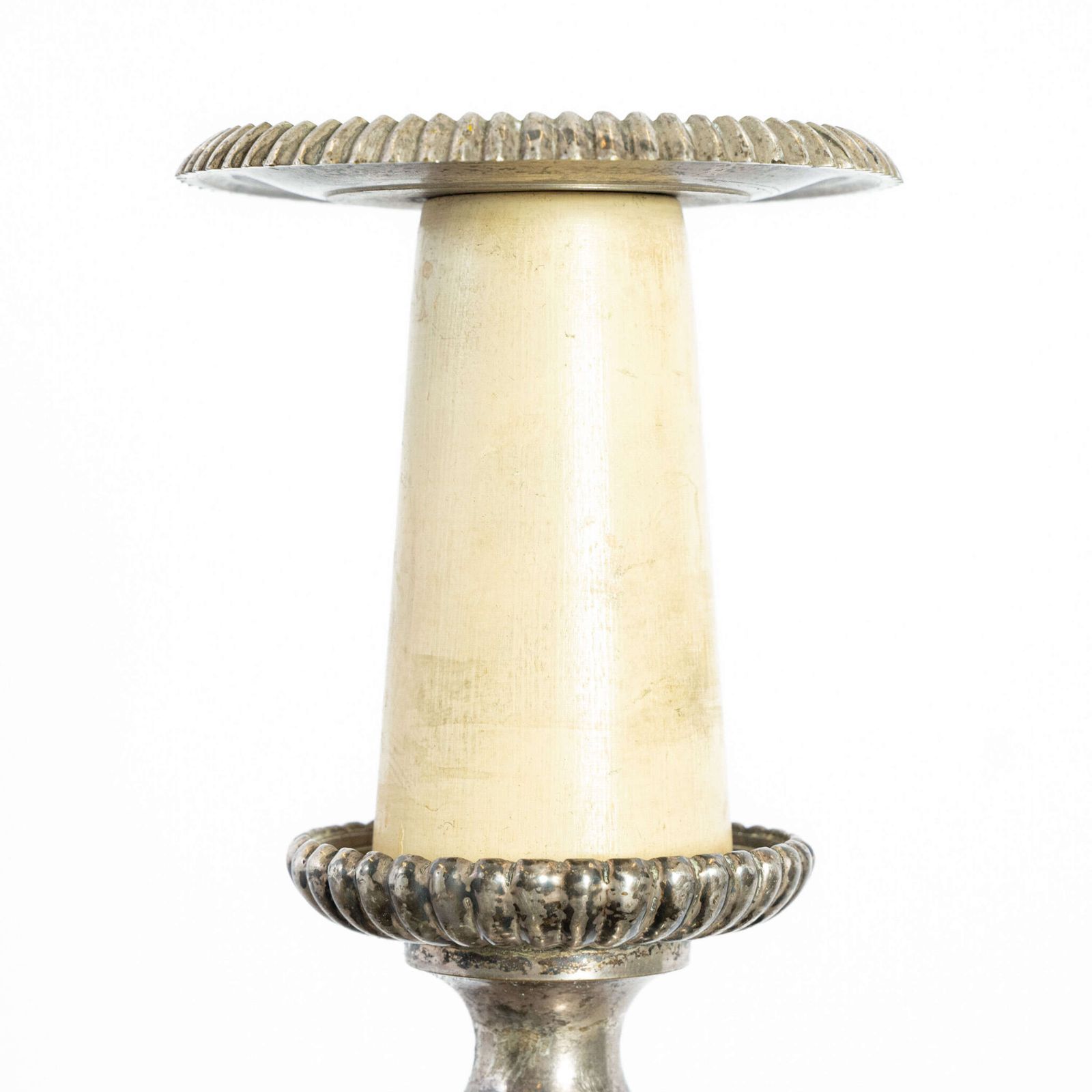 French Silver Plated Table Lamp photo Lighting