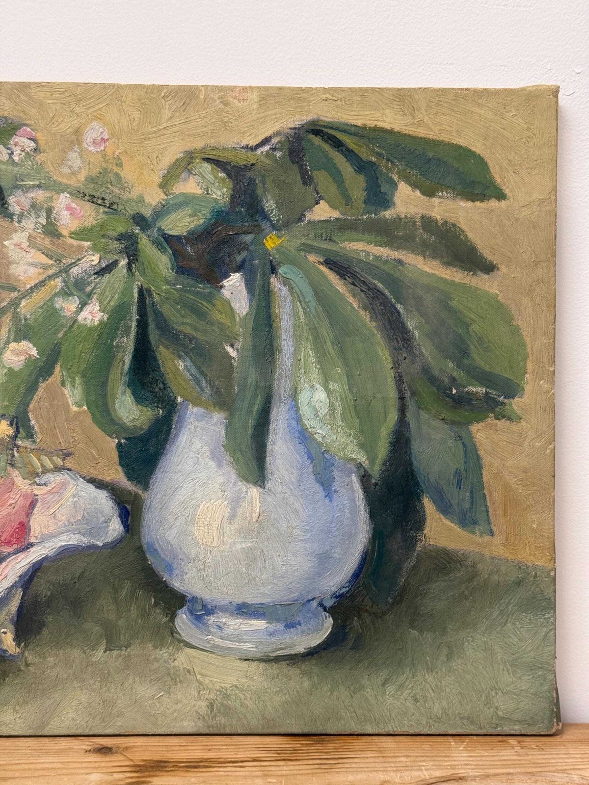 Shell And Floral Still Life Oil Painting photo for sale