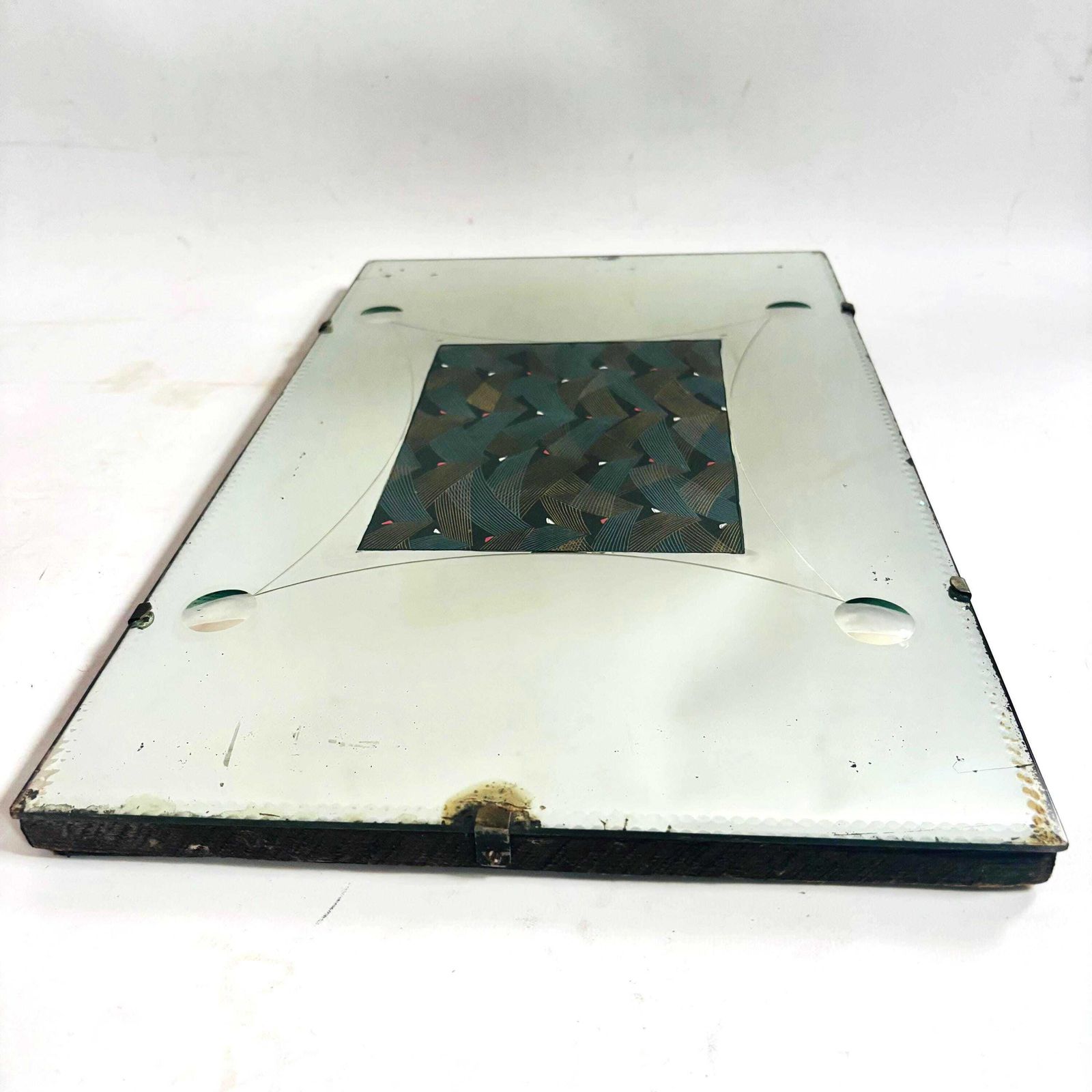 Home Decor 1930s Art Deco Scalloped Mirror | W. S. Laurie, British Modernist photo