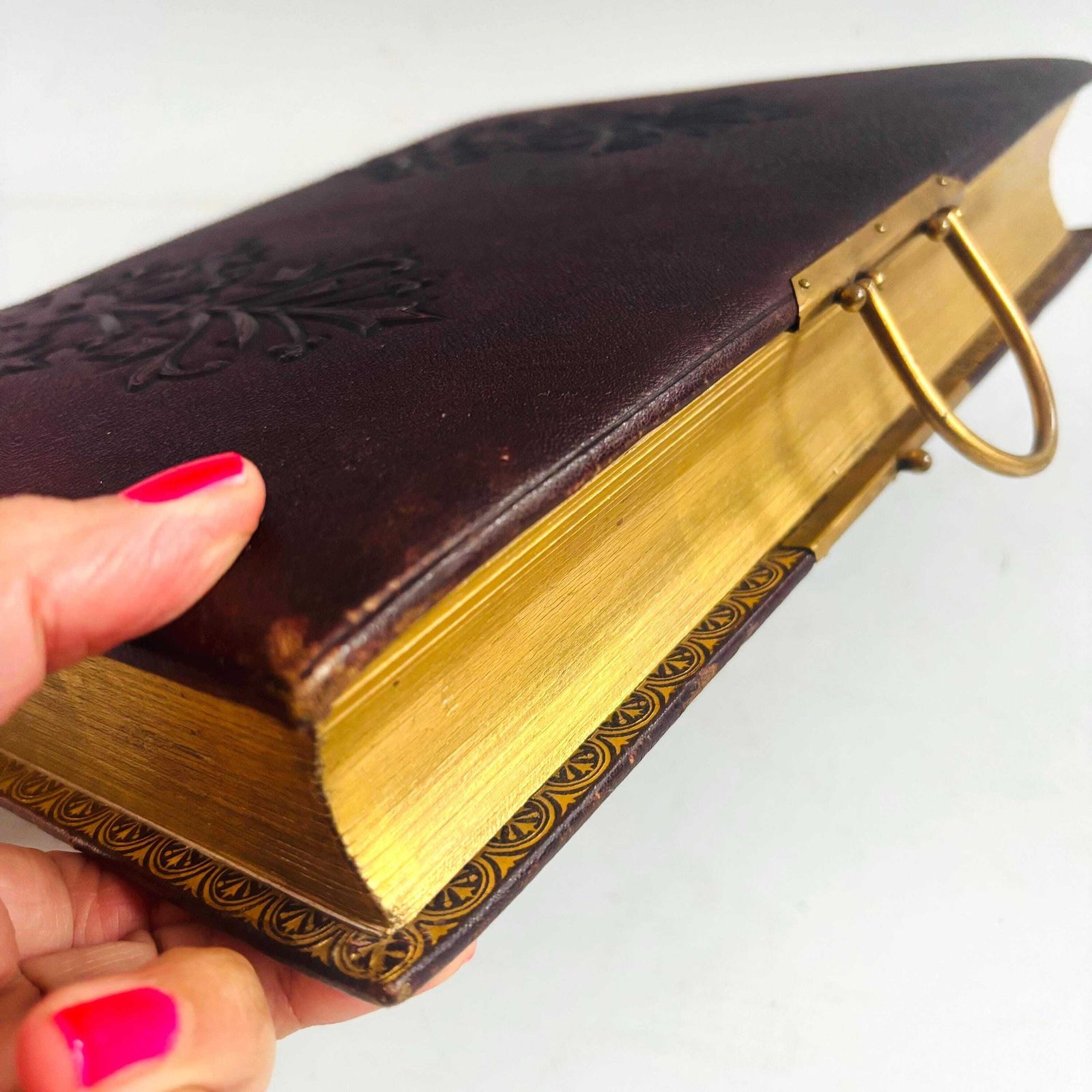 Antique Victorian Photo Album, Marcus Ward And Co, Pottery And Portraits photo furniture