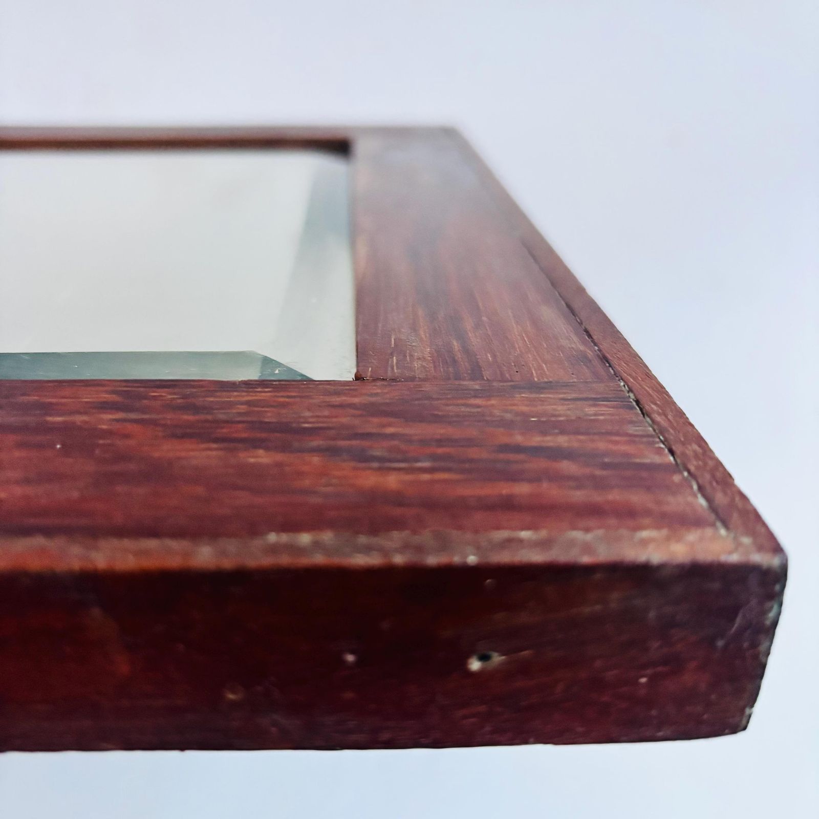photo furniture Exquisite 1900s Antique Victorian Mahogany Hall Bevelled Mirror
