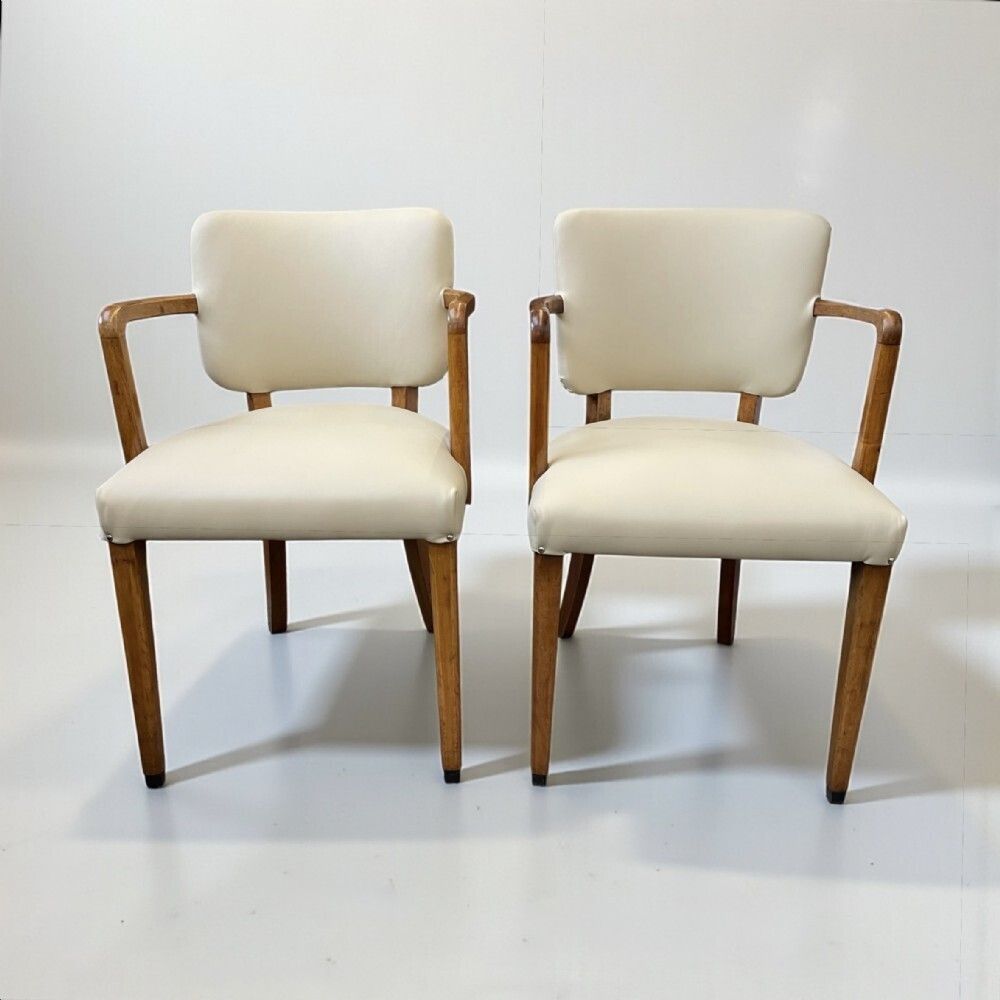 Pair Of Art Deco Side Chairs, 1930s photo vinterior