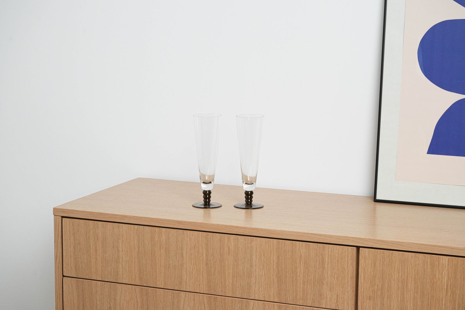 Pair Of Champagne Glasses, Italian Design, 1970s, Production: Italy photo furniture