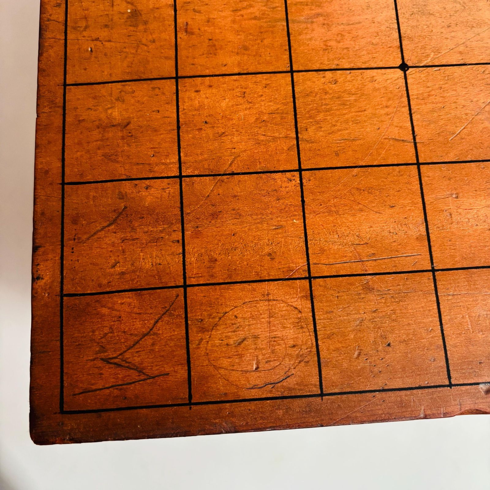 365.0 Antique Kaya Or Zelkova Wood Shogi Go Table: 100 Year Old Wood Japanese Board photo