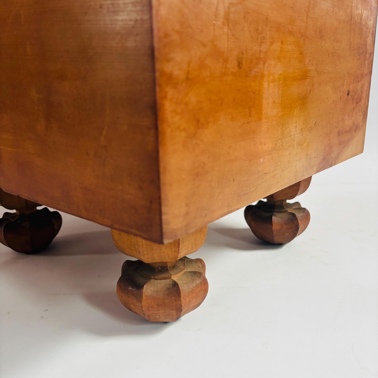photo furniture Antique Kaya Wood Go Table: 100 Year Old Wood Japanese Board